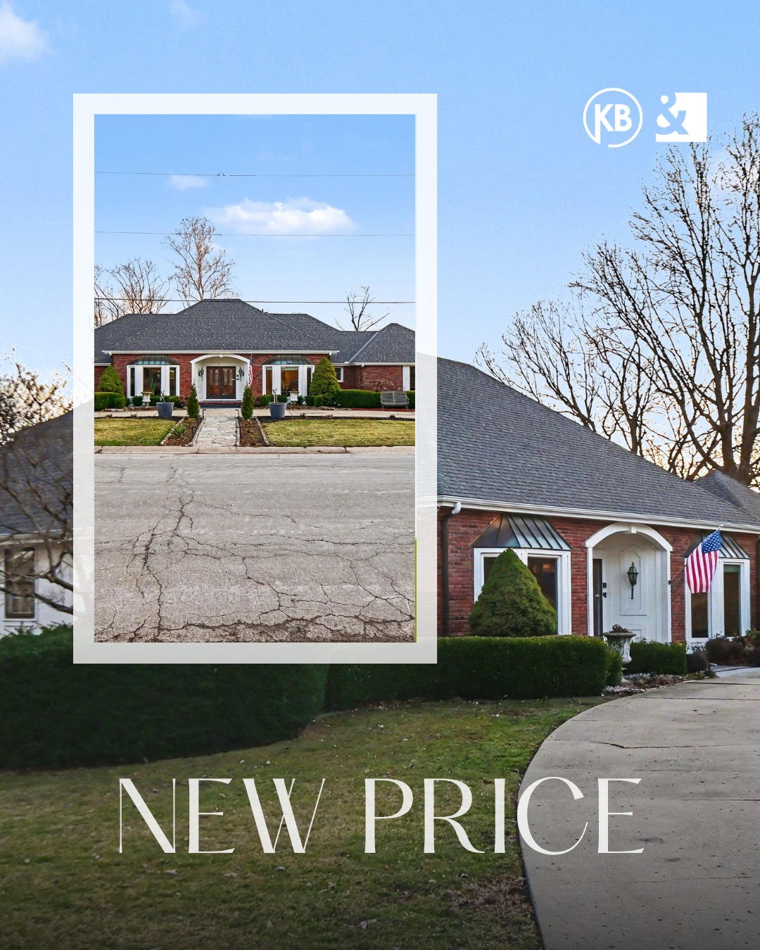 New Price! This stunning golf course retreat at Blue Springs Country Club is now offered at $699,950.
Set on over half an acre with breathtaking golf course views, this 1.5-story estate offers nearly 5,600 sq. ft., 4 bedrooms, 4.1 baths, a walkout lower level, and incredible indoor/outdoor living. From soaring wood-beamed ceilings and walls of windows to a beautifully updated primary suite, sunlit kitchen, entertainer’s lower level, workshop spaces, and meticulously landscaped yard—this home is one you truly have to experience.
Golf course living, exceptional space, and a fresh new price. Schedule your showing today!
Contact Brooke Miller or Kathy Koehler for more information!
816.679.0805 | 913.488.3639