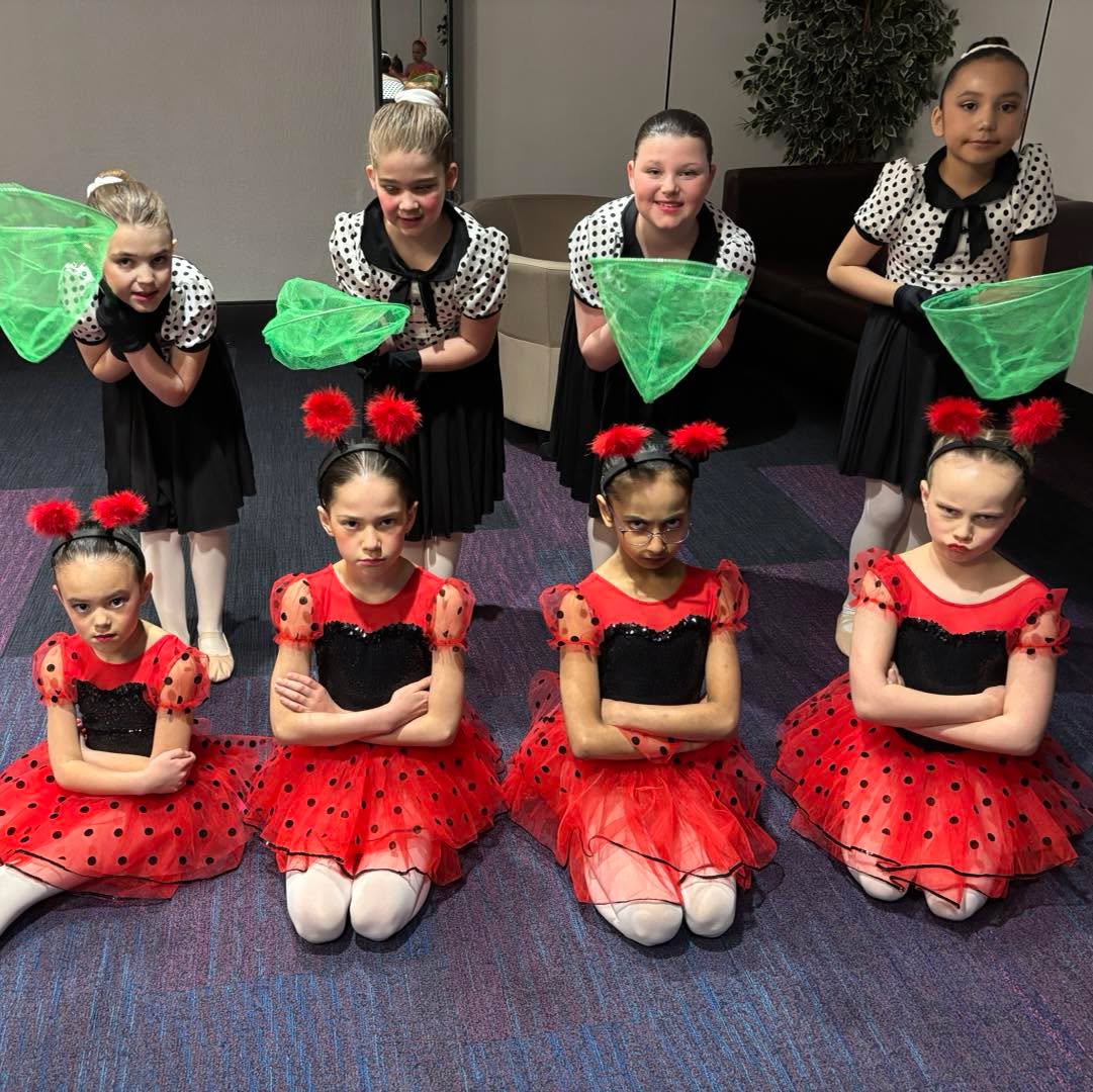 Great job Junior dancers!!! ⭐️⭐️ “Looking For Ladybugs” received 🥇 first place this morning for their ballet group, and “Ray of Light” Acro Mini group also received first place 🥇 #balletnallthatjazz