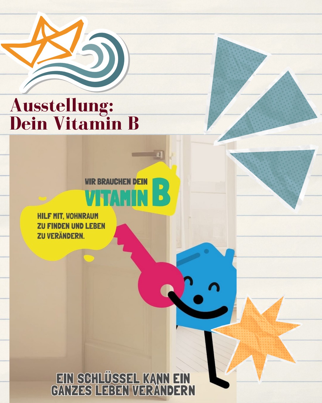 Das Projekt DEIN VITAMIN B zeigt im Rahmen einer kleinen Ausstellung während des Festivalzeitraums bis zum 17. Mai auf dem Marktplatz, wie wichtig ein eigenes Zuhause für ein selbstbestimmtes Leben ist 🏘 Das Projekt setzt sich im Kreis Groß-Gerau für stabile und langfristige Wohnverhältnisse für Menschen in benachteiligten Lebenslagen ein – von wohnungslosen bis hin zu geflüchteten Menschen. Durch Netzwerk- und Beziehungsarbeit möchten sie einen positiven Beitrag leisten und gleichzeitig Vermieter:innen für das Thema sensibilisieren. Die Ausstellung besteht aus vier Infosäulen, die während des Festivals an der Bushaltestelle Marktplatz zu sehen sind. Die Texte informieren über Diskriminierung auf dem Wohnungsmarkt, rechtlichen Schutz und die Bedeutung einer Wohnung. Freut euch auf Erfolgsgeschichten und spannende Einblicke in die Arbeit der Initiative!
.
.
#belrfestival #festival #rüsselsheim #belr #sturmfrei