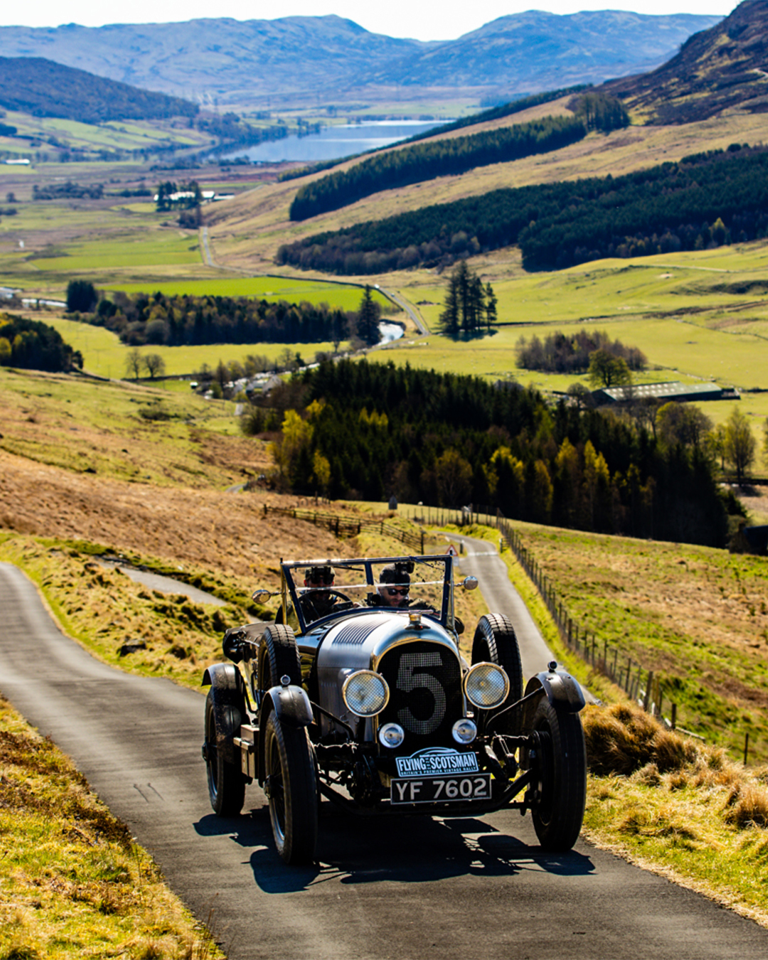 The Kingsbury Racing-prepared 1926 Bentley 3/4½ of Tomas de Vargas Machuca and the 1929 4½ of Alfie Cheyne running on the recent @heroerarally Flying Scotsman Rally, both competing in unseasonably clear and sunny conditions.
Set against some of Scotland’s best scenery and driving roads, the event combines competitive regularities with long-distance touring – demanding consistency and a well-prepared car.
Tomas said: “You couldn't wish for more than this… you can't ask for anything better than good weather and pre-war cars in Scotland.”
Alfie said: "The whole day has been amazing, absolutely amazing."
The Flying Scotsman Rally is the kind of event that these cars were built for, covering distance and being used as intended.
Photography by @will_broadhead_photo.
#Kingsbury #KingsburyRacing #FlyingScotsmanRally #HistoricRoadRally