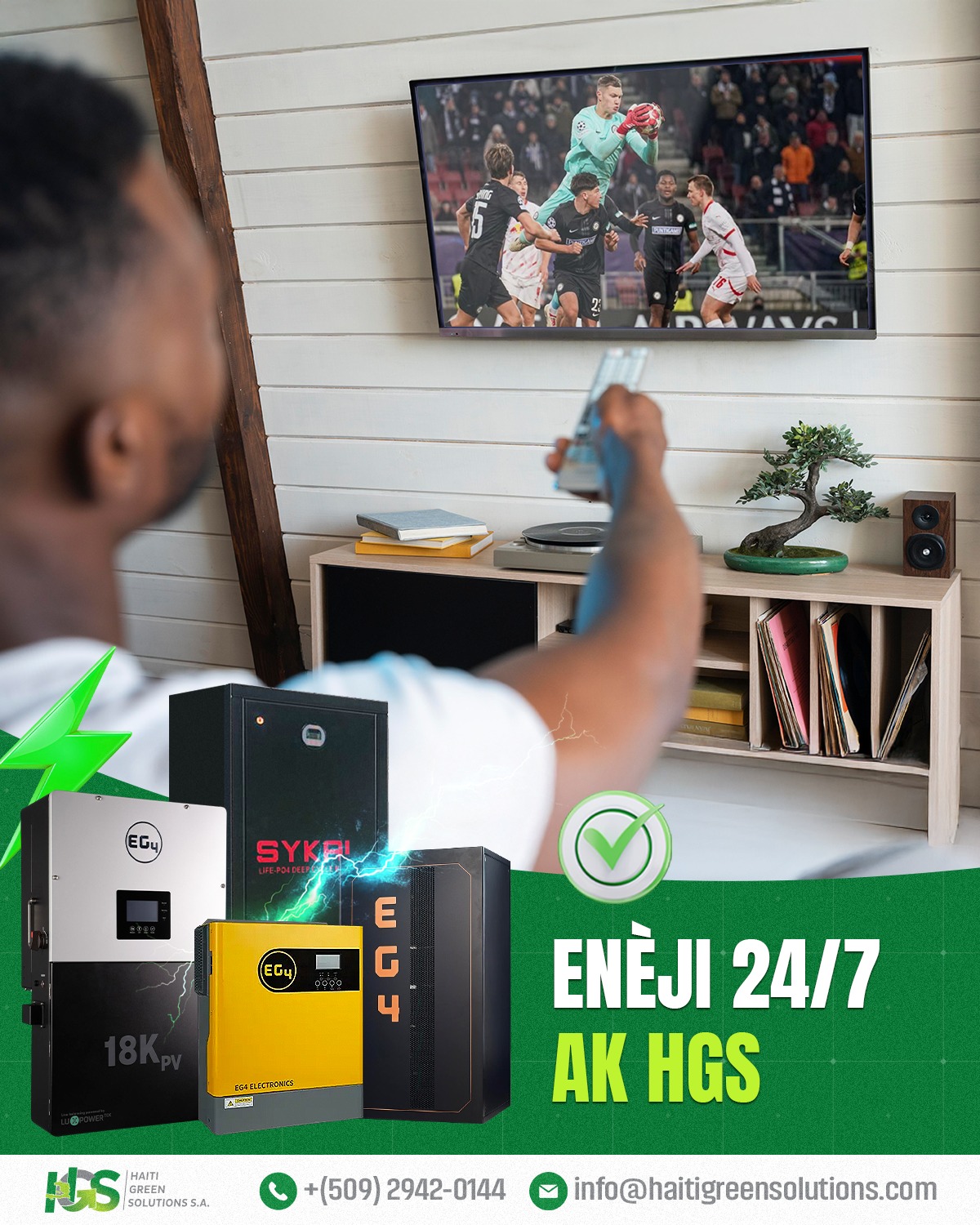 PLEZIYIS, TIZÈ, PASYONE FOUTBÒL 🔋❤️🫶🏼 Pran yon sistèm mete lakay nou.
📧info@haitigreensolutions.com
📞 2942-0144
pou yon solisyon ki fèt pou ou menm.
#HGS #solarpower #haitigreensolutions
�
#HGS #solarpower #haitigreensolutions #Bluetti