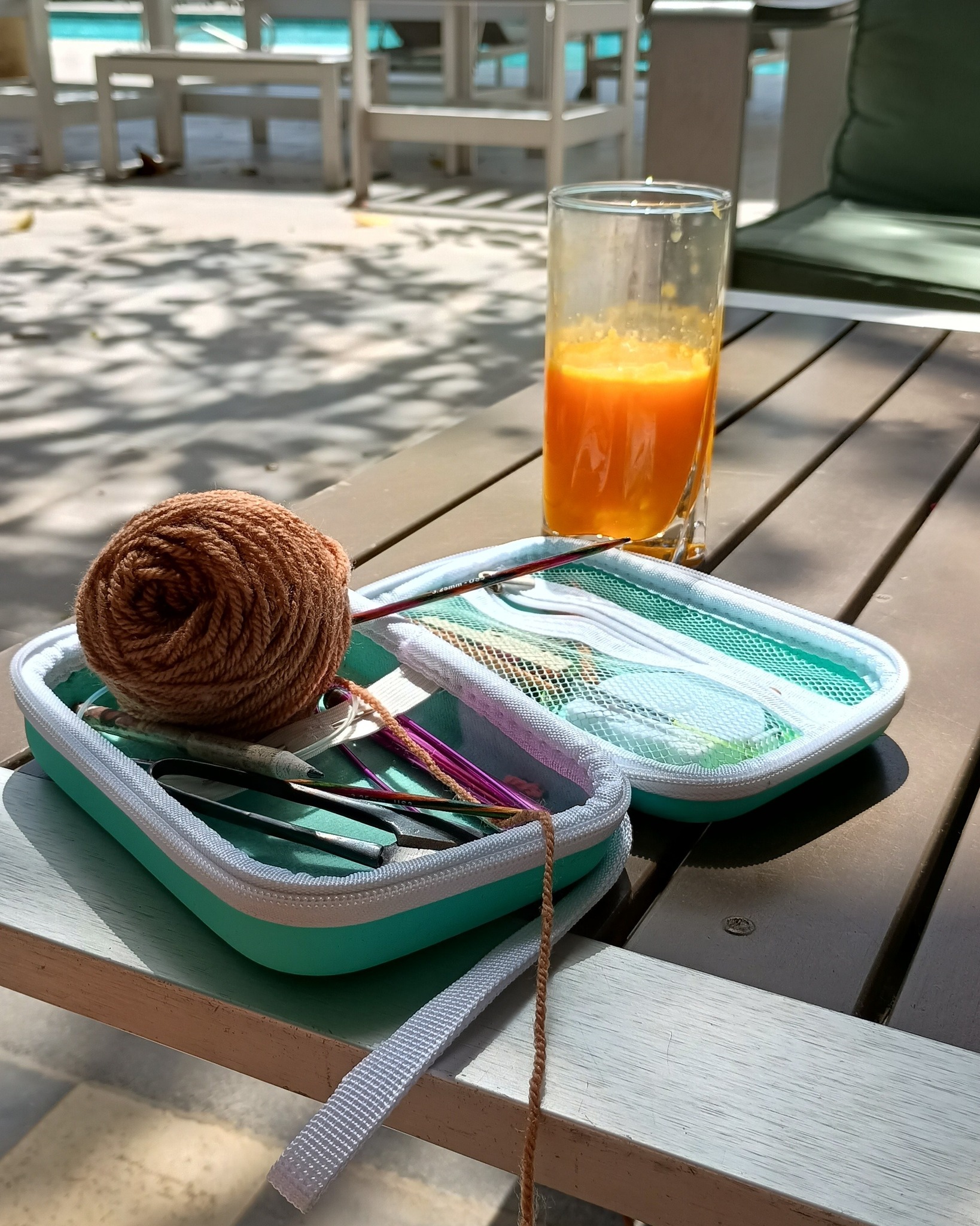 Starting my holiday knitting....
I'll keep you posted on my progress😊⛱️