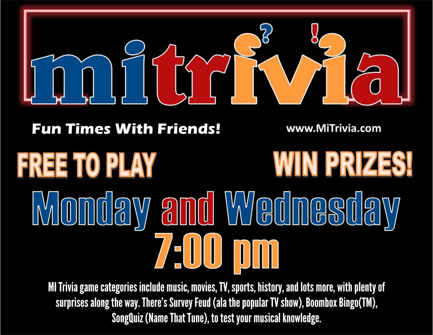 Trivia tonight 7:09pm!
#trivia #trivianight #sanctuaryspirits