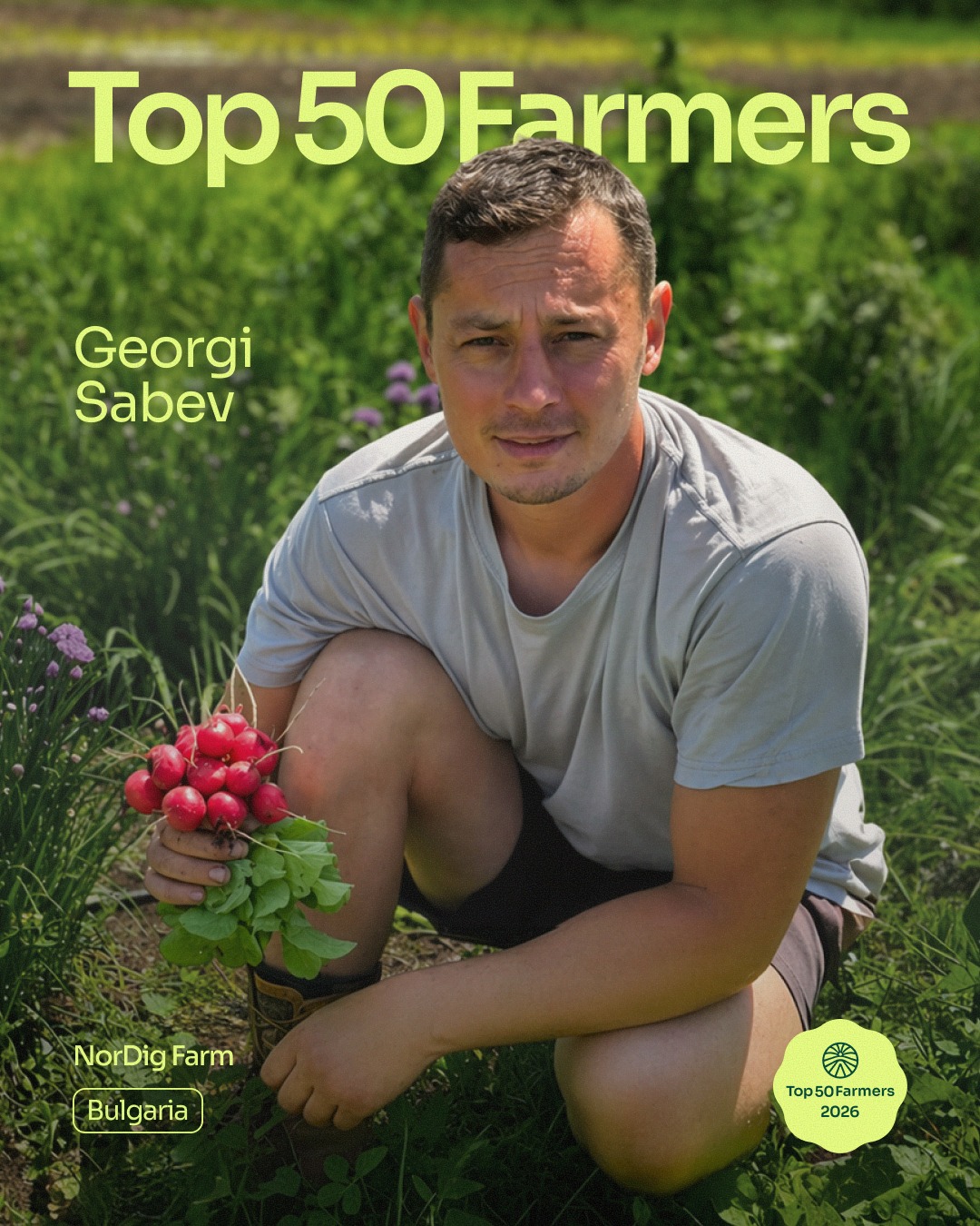 👉 Meet Georgi Sabev / @nordigfarm /📍Bulgaria
Georgi cooked in some of the world’s best kitchens.
Then he realized that exceptional cooking wasn’t beginning on the plate, it started long before in the soil.
A stint in a restaurant with its own garden changed his life.
Watching ingredients go straight from soil to fire made one thing obvious: you can’t fake flavor.
What started out of passion led to a lifestyle change.
Georgi and his wife Iva moved to southeastern Bulgaria and started NorDig, a regenerative market garden where they supply their neighbors and the best restaurants in the country with unique, locally adapted varieties that are packed with nutrients and flavor.
🔗 Follow the link in @top50farmers bio for the full story of how Georgi went from chef to regenerative farmer.
✍️ Written by @top50farmers and @tanaschwarzz
#top50farmers #georgisabev #top50farmers2026 #nordigfarm #t50f2026 #T50F #regenag #regenerativeagriculture #regenerativefarming #soilhealth #knowyourfarmer #futureoffarming #europe #bulgaria