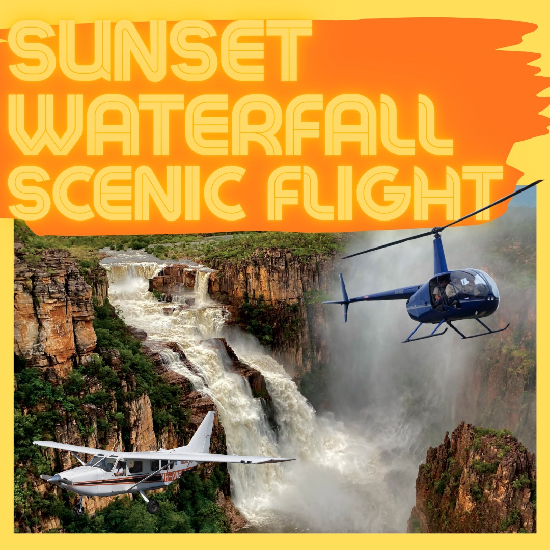 Sunset scenic flights over waterfalls… yep, you read that right!
This isn’t something we get to offer often, but after the wild wet season we’ve just had, the waterfalls are putting on a show!😍
Flights commence from 2 May and operate on Saturdays, Tuesdays, and Wednesdays only.
These flights are extremely limited, and we’ll be watching conditions closely, so they may stop at any time!
Call 1800 089 113 or email reservations@kakaduair.com.au
to secure your seat today.
@seekakadu
@kakadutourism