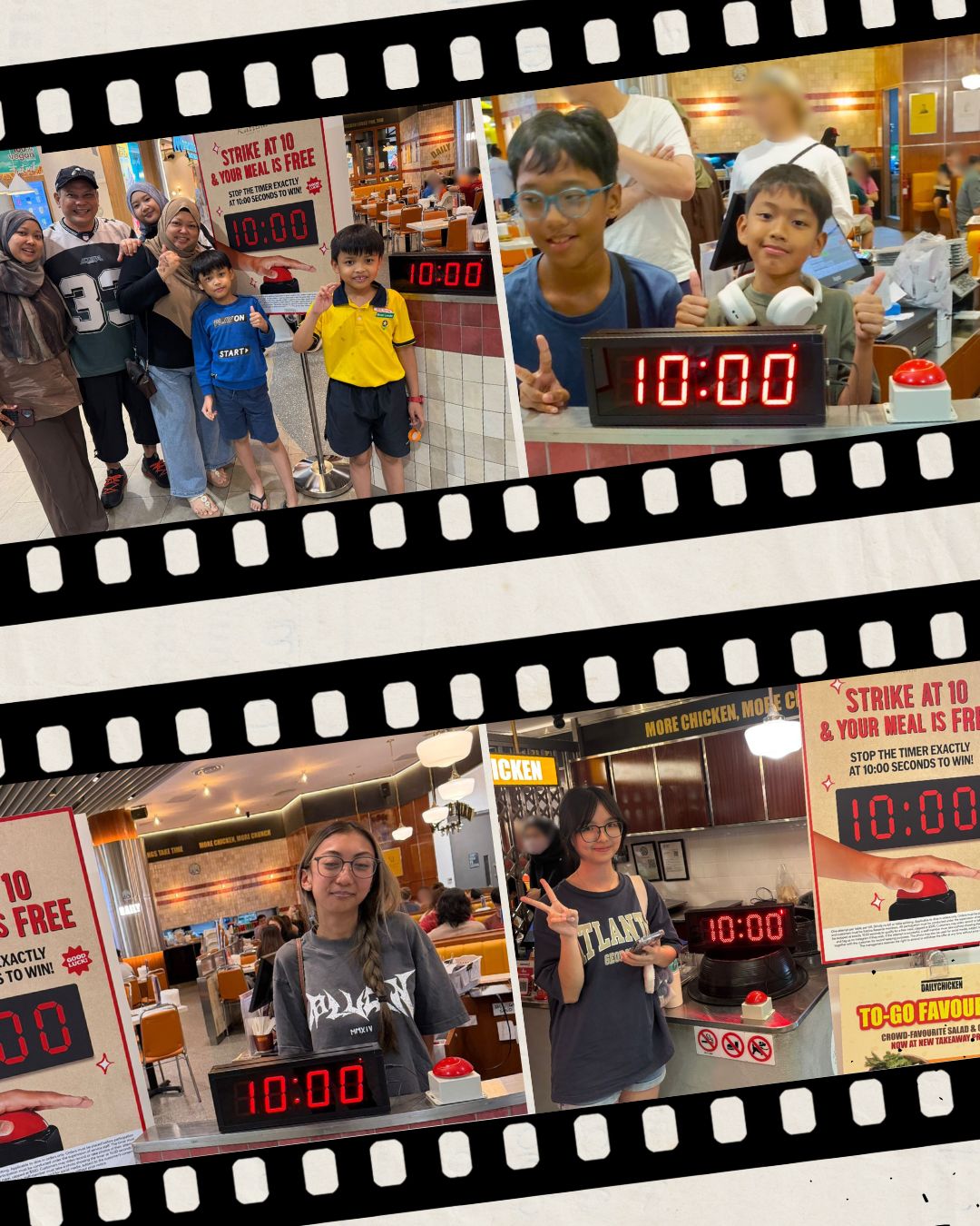 Think you've got what it takes? 😏 Stop the timer at exactly 10:00 in-store and your meal is on us.
No tricks. No catch. Just steady hands and good timing.