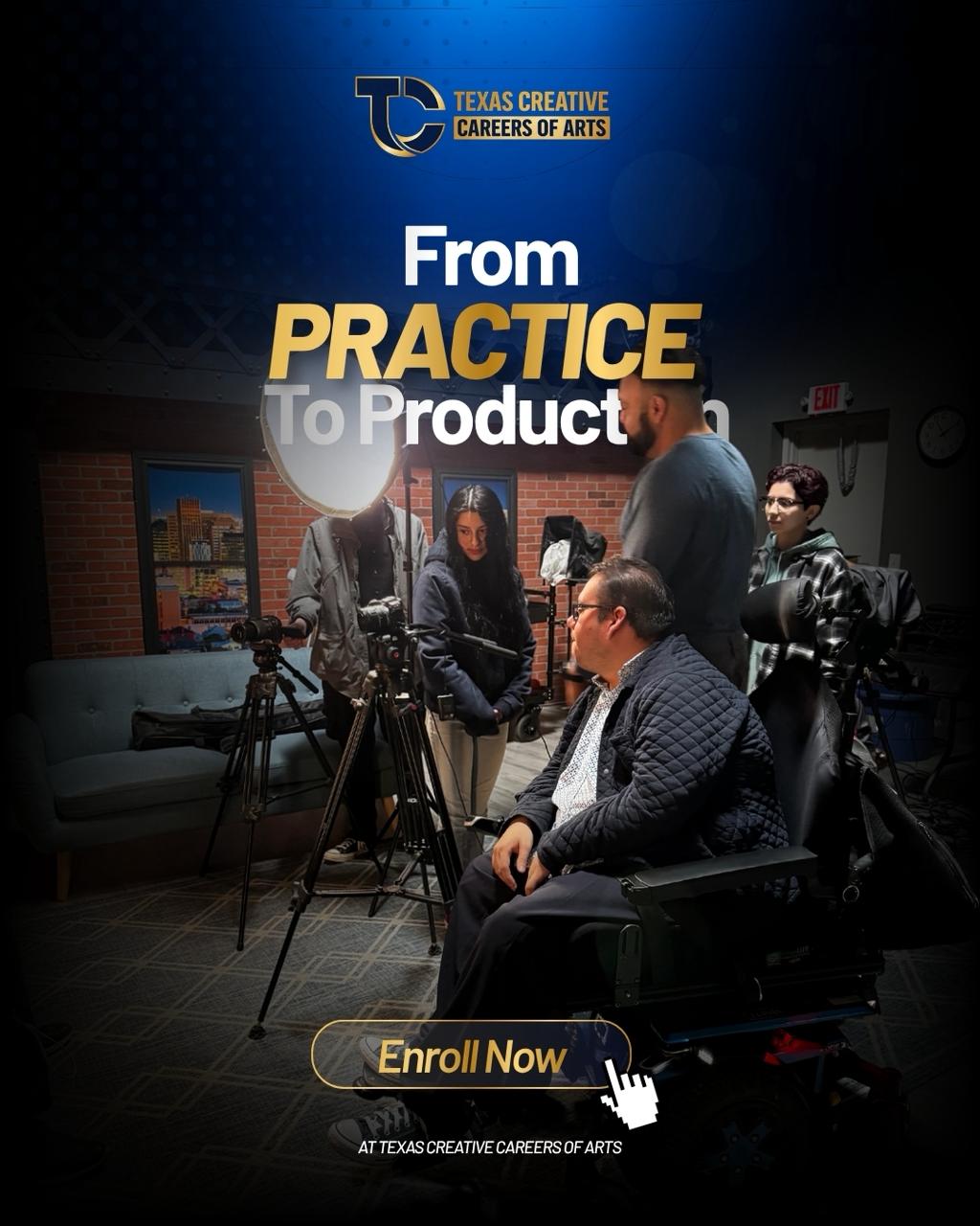🎬 Practice is where you start. Production is where you level up.
Here, you don’t wait to “be ready” —
you step into real setups and start creating from day one.
💡 Learn it. Do it. Master it.
🚀 Turn practice into profession.
🔗 www.texascreativecareers.com
#TexasCreativeCareers #HandsOnLearning #FilmProduction #MediaProduction #LearnByDoing