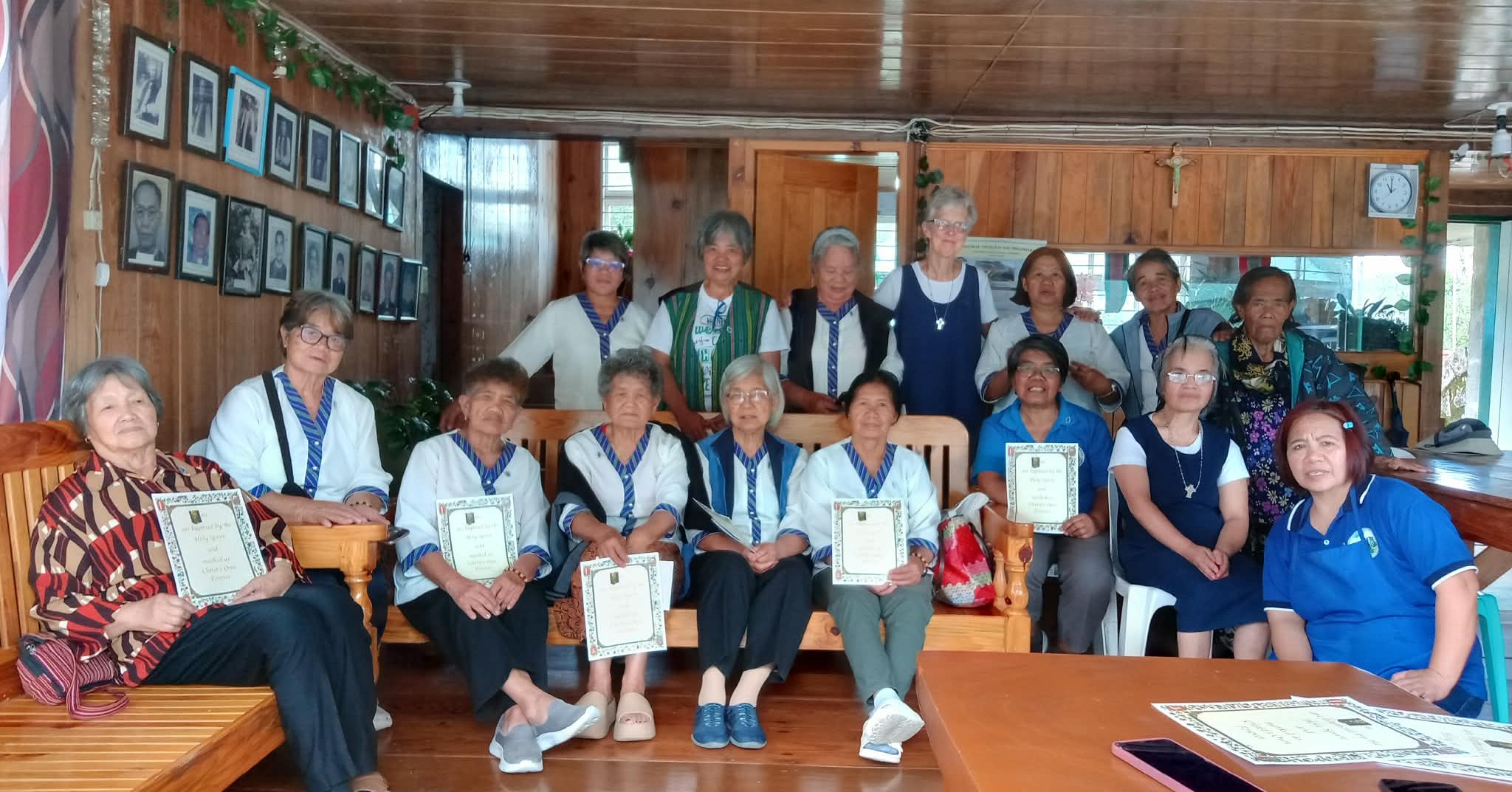 Sister Elizabeth reports, from her second week in the Philippines, that Sister Ines organized a special time with Associates and friends this past Tuesday. Sister Elizabeth met with the Episcopal Church Women on Sunday and gave a reflection. She also got to do some Igorot and line dancing with the women. She had dinner with the vestry and staff last night. We appreciate her updates and these photos of her time there.
