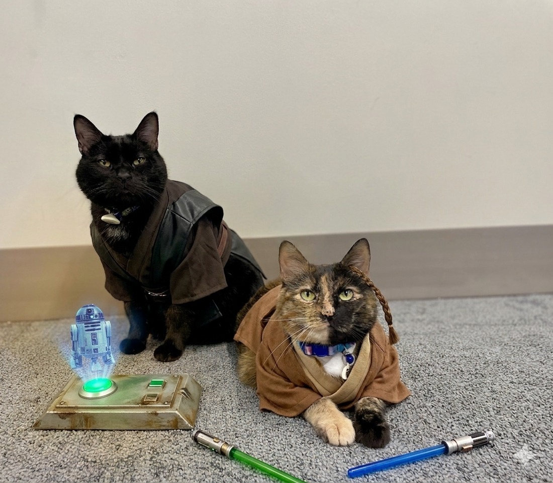 If you know us, you know we love all things nerdy and fun. We know that many of our furry friends have names inspired by the iconic characters and places in this epic saga.
So whether your dog's name is Chewie, Leia, or even Jedi, we hope you and your pets have a blast celebrating today. Happy May the Fourth everyone! 🌟🐾 🚀