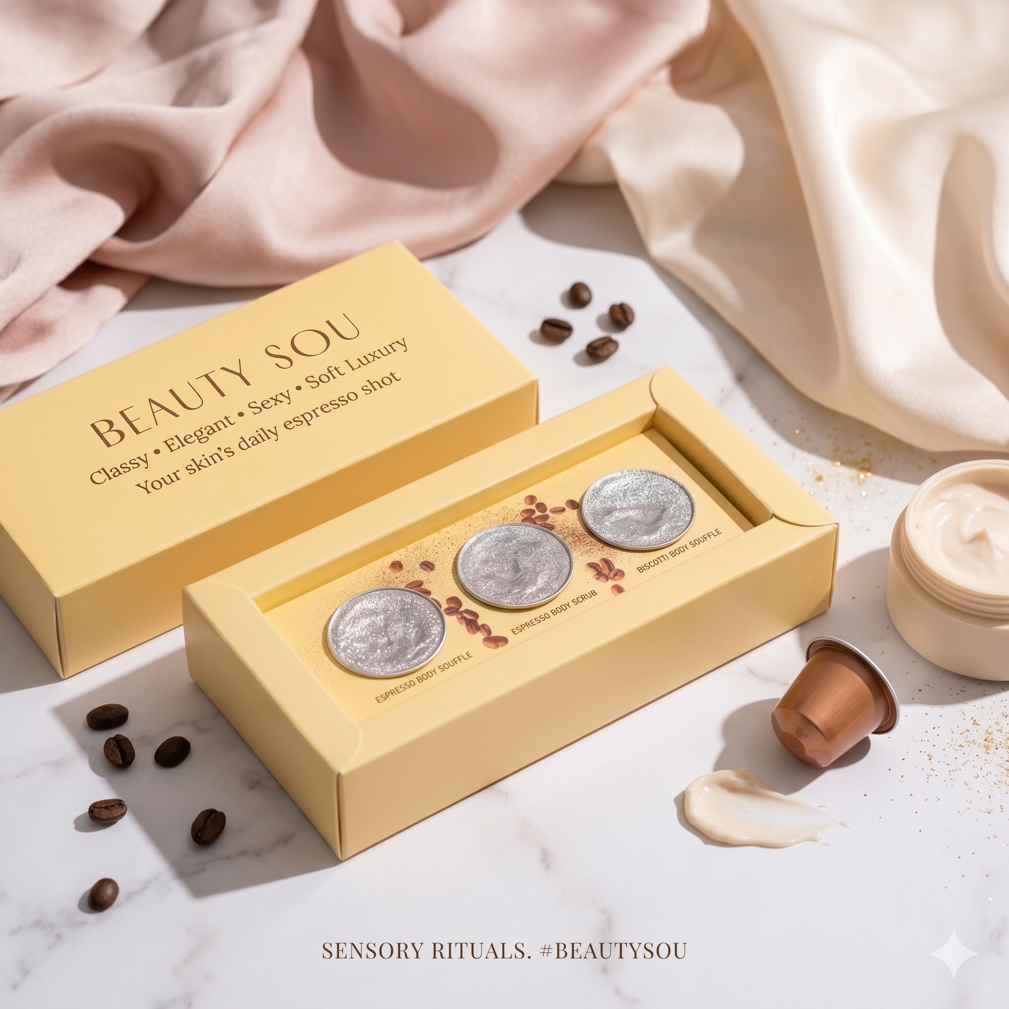 Sensory rituals that awaken your skin.
A blend of texture, scent, and glow —
designed to turn every moment into a luxury experience.
Because your skin deserves more than care…
it deserves obsession.
☕ Shop the ritual now — link in bio
#beautysou#sensoryrituals#bodycareluxury#coffeebeauty#skincareobsession #luxuryvibes#selfcarefirst#glowingskin#beautyexperience#softluxury