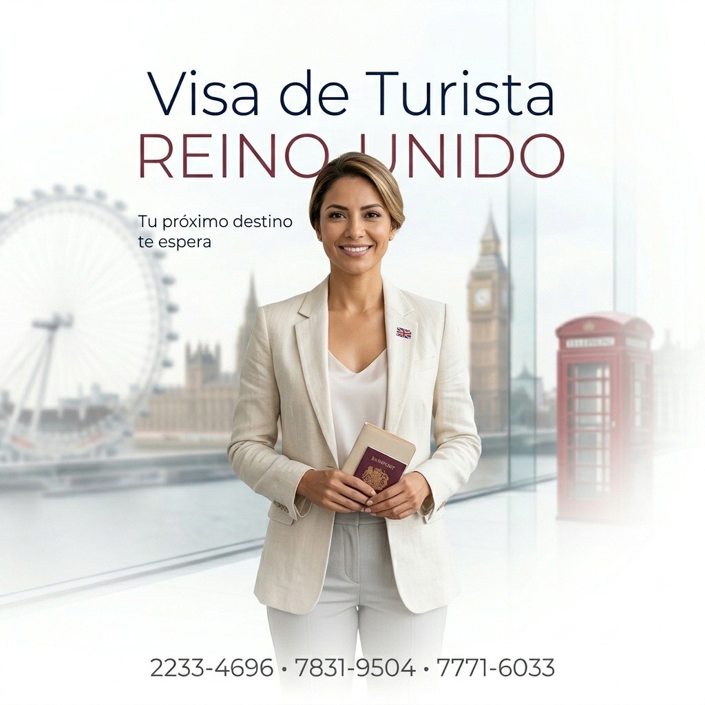 🇬🇧✨ ¿Quieres viajar al Reino Unido como turista?
En Legal Visa te ayudamos con tu trámite de visa de turismo para Reino Unido, asesorándote paso a paso, revisando tus documentos y completando tu aplicación correctamente para que viajes con confianza y seguridad.
📌 Recuerda: la decisión final la toma la Embajada, pero una buena asesoría puede hacer la diferencia.
📞 Contáctanos hoy al 2233-4696, 7831-9504 o 7771-6033 y comienza tu proceso.
¡Londres te espera! 🇬🇧✈️