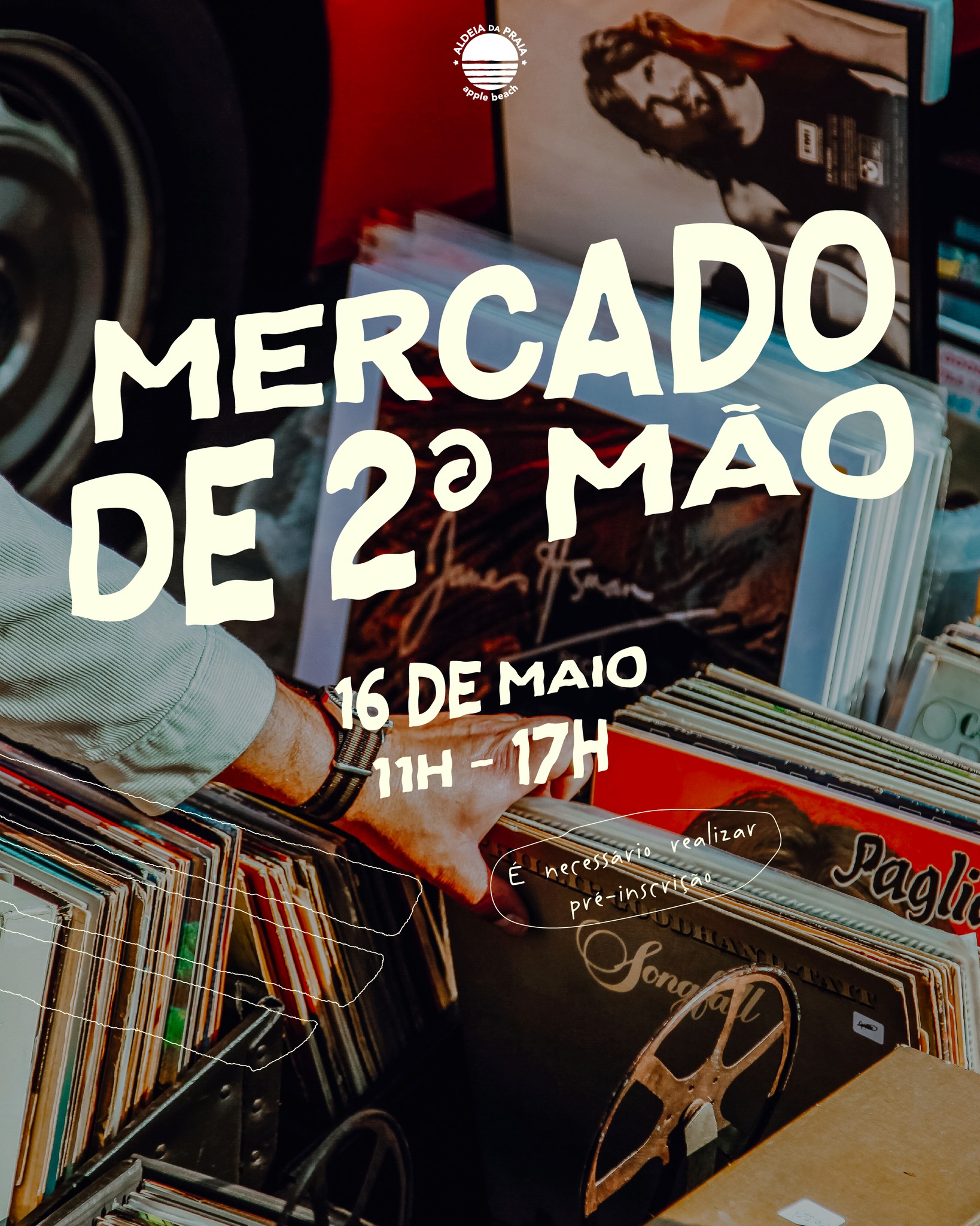 🇵🇹 O mercado de segunda mão está de volta à Aldeia. 💛
No dia 16 de maio, abrimos espaço para dar nova vida ao que já tem história.
Roupa, livros, brinquedos, pranchas, fatos de neoprene, bicicletas, decoração…
traz o que quiseres partilhar.
🕚 Horário: 11h – 17h (montagem stands a partir das 10h)
👉 Pré-inscrição obrigatória: booking@aldeiadapraia.pt
Inscrição: 5€ (valor reverte para uma associação de caridade)
Mais do que um mercado, é um dia de comunidade, troca e boas histórias.
🇬🇧 The second-hand market is back at Aldeia. 💛
On May 16th, we open space to give new life to things with a story.
Clothes, books, toys, boards, wetsuits, bikes, decor…
bring whatever you’d like to share.
🕚 Time: 11am – 5pm (stand assembly from 10am)
👉 Pre-registration required: booking@aldeiadapraia.pt
Fee: €5 (goes to a charity)
More than a market, it’s a day for community, sharing and stories.
#aldeiadapraia #mercadosegundamao #secondhandmarket #sintra #lisboa #sustentabilidade #communityVibes #praiadasmaçãs #ReuseReuse
