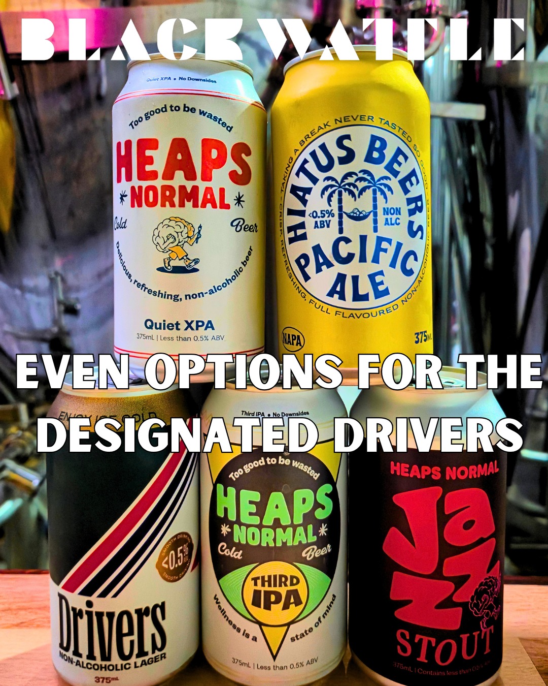 Heading out but on driving duty? You’re not stuck with soft drink anymore.
We’ve lined up a full range of non-alc beers that actually taste like beer — crisp lagers, hazy ales, even a proper stout.
No compromises. No awkward “I’ll just have a soda.”
Just good beer, good company, and a clear head for the trip home.
🍻 Non-alcoholic range available at the bar now
👉 Swing by this weekend and try them for yourself
#brewery #sydneybrewery #beer #alexandria #breweryalexandria #breweryaustralia #independentbrewer #localbrewery #pub #alexandriapub #sydney #sydnepub #sydneybeer #beer #localbeer #livemusicsydney #livemusic #goodtimes #smile #sydneycommunity #happyhour