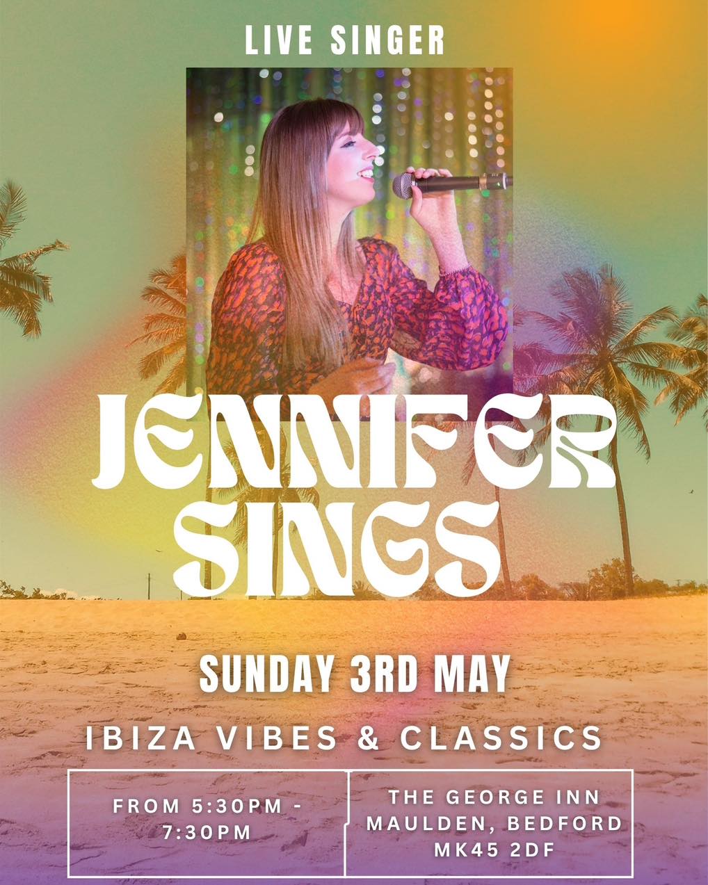Bank Holiday Weekend is here! ☀️
We’re all set for a brilliant one — the sunshine is on its way, and we’ve got something special lined up. Join us this Sunday from 5:30–7:30pm as Jennifer brings the perfect bank holiday vibes with an evening of live vocals you won’t want to miss. 🎶
Good weather, great music, delicious food and even better company!
See you at the bar!
#bankholiday #weekend #thegeorgemaulden