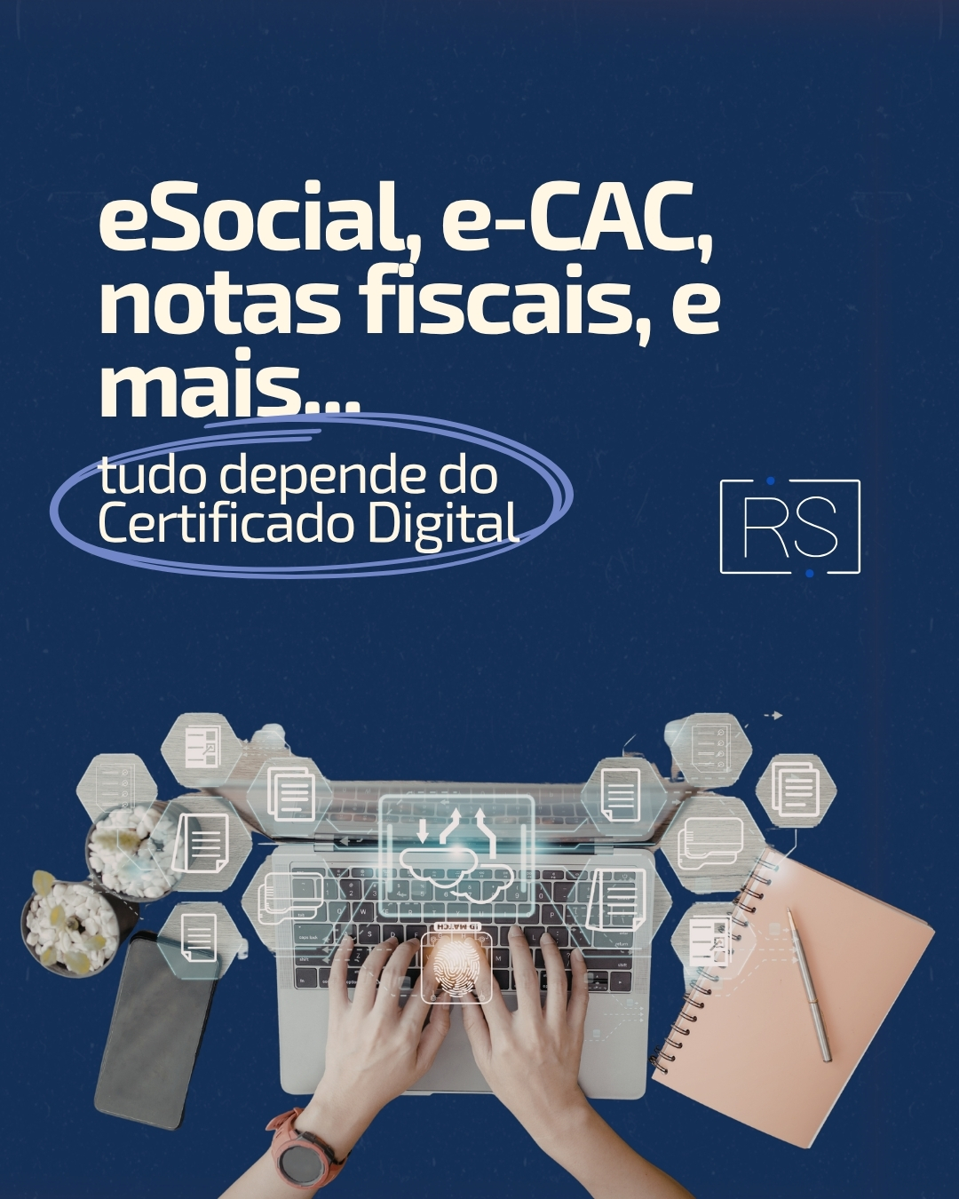 O Certificado Digital é essencial para diversas rotinas fiscais, contábeis e jurídicas da empresa.
Ele permite acesso ao eSocial e ao e-CAC da Receita Federal, emissão de nota fiscal eletrônica, assinatura de documentos com validade jurídica, elevação da conta Gov.br para nível Ouro e proteção de dados por meio de criptografia.
A Real Sistema realiza a emissão e a renovação de certificados digitais para CPF e CNPJ, nos modelos A1 e A3.
O Certificado A1 é indicado para Pessoa Jurídica. Já o Certificado A3 tem validade de 1 a 2 anos e é indicado para Pessoa Física.
📍 Av. Paraná, 485 – Centro, BH
📞 (31) 2103-4141
🌐 www.realsistema.com.br
#realsistema #certificadodigital #contabilidade #empresas