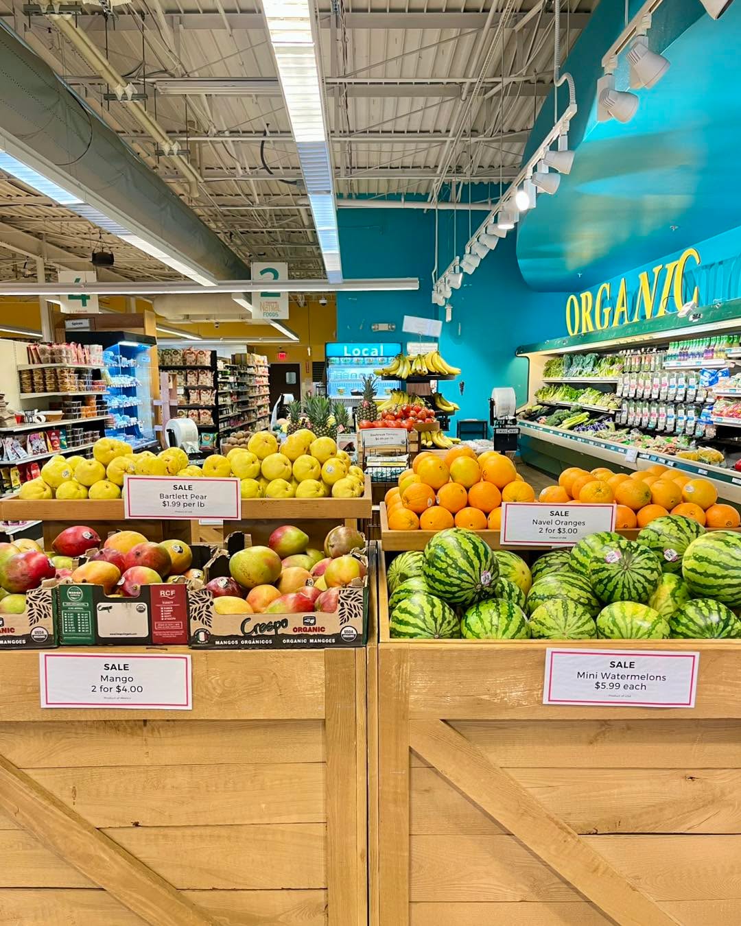 A variety of fresh fruits are now on sale! We have something for everyone at the co-op 😋