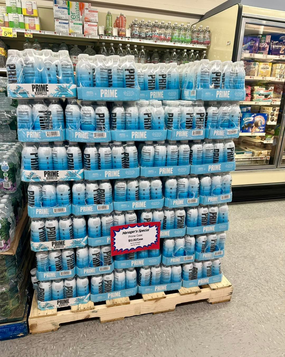 We have a new flash beverage sale!! Prime 12pks Berry Freeze flavor for $10+tax and deposit!! Great deal that won’t last long!