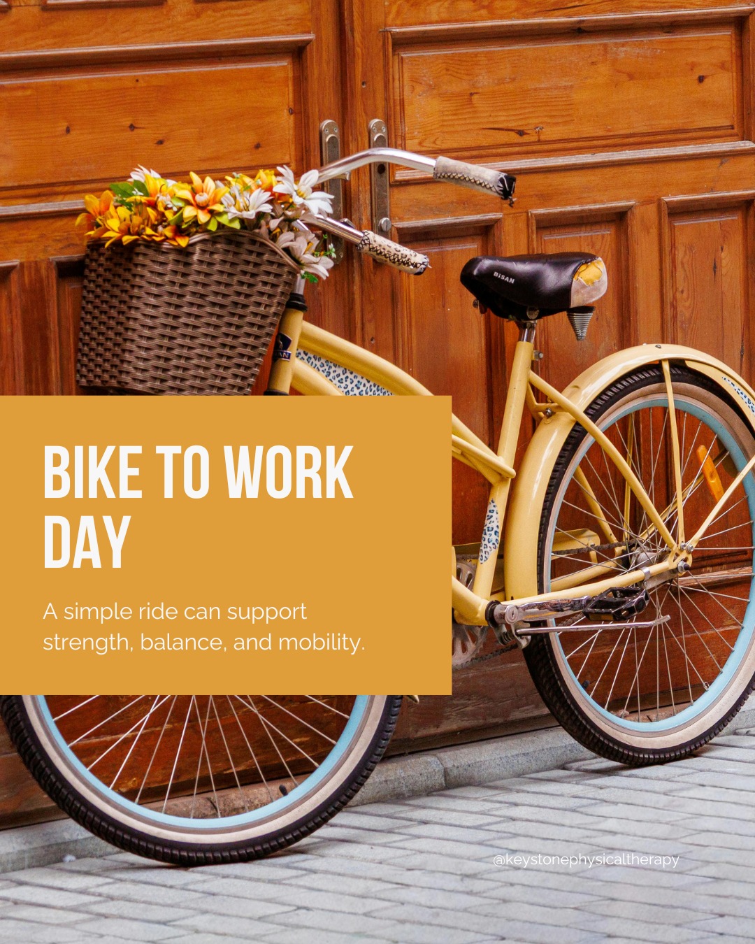 Skip the drive and take the ride 🚲
Biking to work isn’t just good for the environment—it’s a simple way to build strength, improve balance, and keep your body moving. Even a short ride can make a big impact on how you feel throughout the day.
Move better. Feel better. Start with the ride.
#BikeToWorkDay #BikeToWork #RideMoreDriveLess #ActiveCommute #MoveBetter #StayActive #FeelYourBest #MobilityMatters #StrengthAndBalance #HealthyHabits #WellnessMatters #DailyMovement #PhysicalTherapy #PTLife #KeystonePT #WisconsinWellness #ActiveLifestyle #GetOutside #CardioHealth #LegStrength #BalanceTraining #InjuryPrevention #HealthyLiving #EcoFriendly #MoveWellLiveWell #SimpleHabits #FeelGoodMoveWell #SpringMovement #OutdoorActivity #CommuteSmart