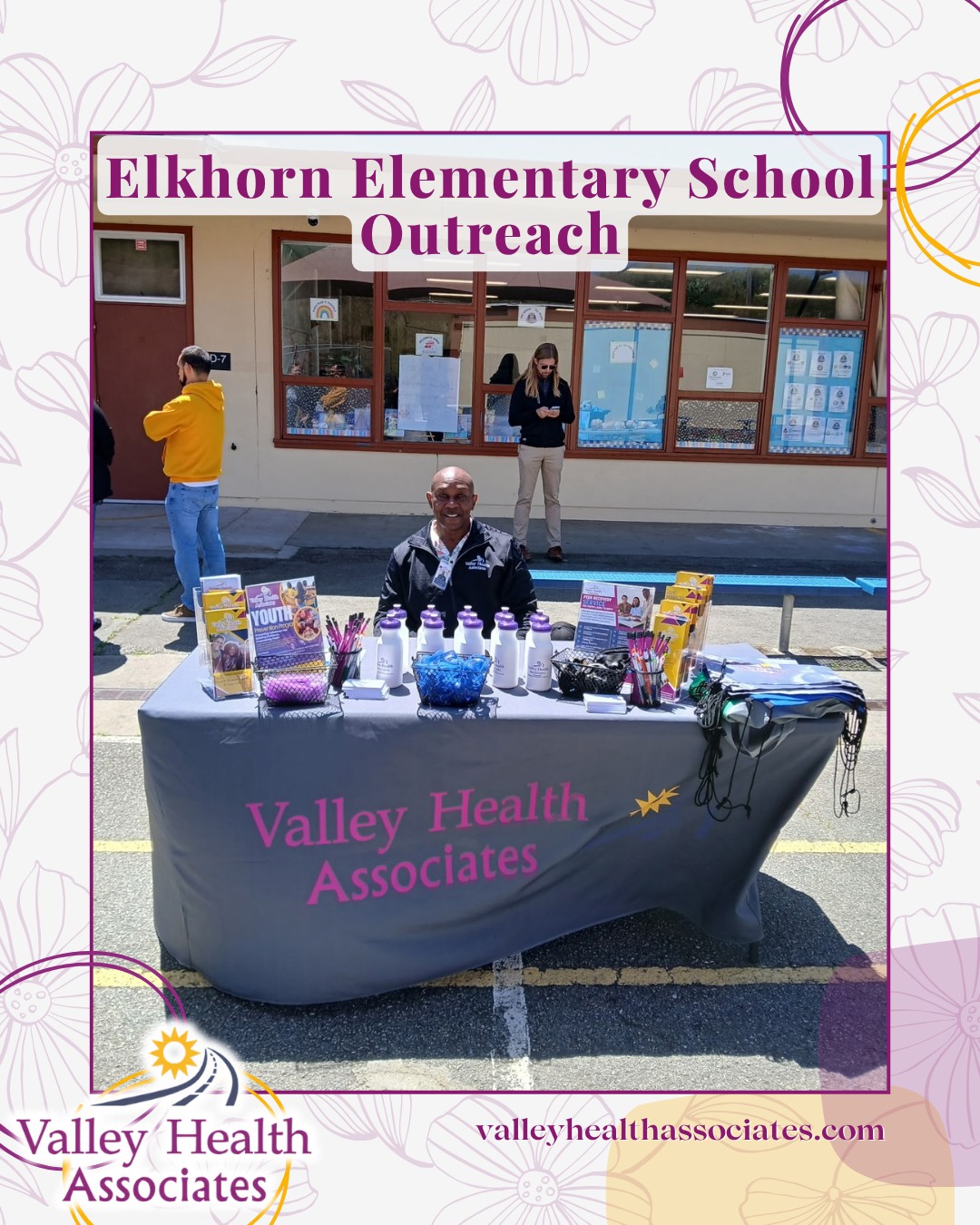 Our Peer Support Specialist, Isaiah, shared information about VHA's services at the event put on by Elkhorn Elementary School.
To learn more about VHA's services, visit valleyhealthassociates.com
#ValleyHealthAssociates #VHA #Elkhorn #Outreach #MontereyCounty