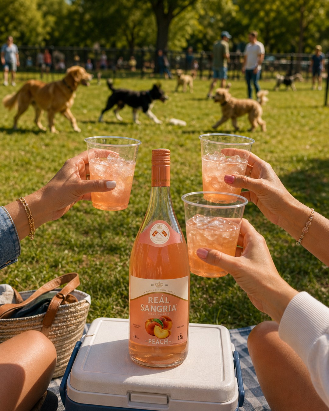 Fetch, friends, and a fresh pour. 🍑
Reál Sangria Peach—always ready… just like the dogs.
#reálsangria #PeachSangria #SipOutside #SunnySips #PourAndPlay #WeekendVibes #tasteofspain🇪🇸 #importedfromspain🇪🇸