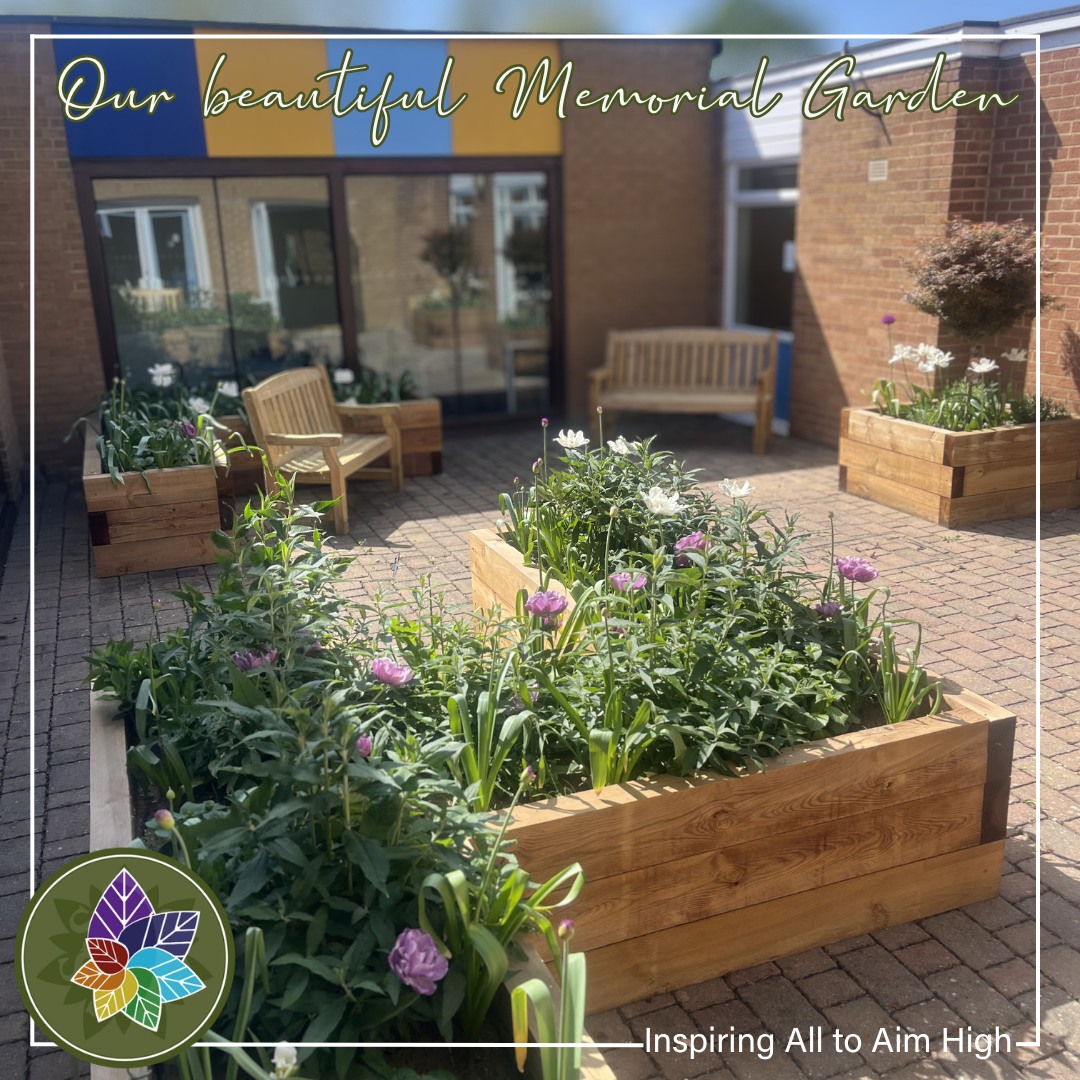 🌷Our beautiful memorial garden is blooming wonderfully and looking lovely. A peaceful reminder of the kindness, warmth and dedication that Mrs Mangieri brought to Paston Ridings Primary School. 💚