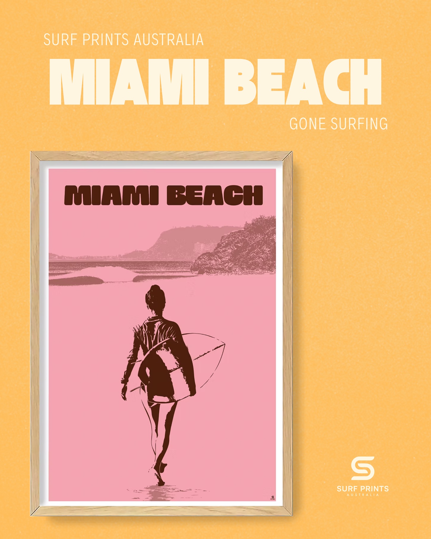 Living in Miami? The Gold Coast at it's best. Choose from a range of beautiful Miami art prints to enhance your space. #surfprint #surfing #beachhouse #surflife #goldcoast