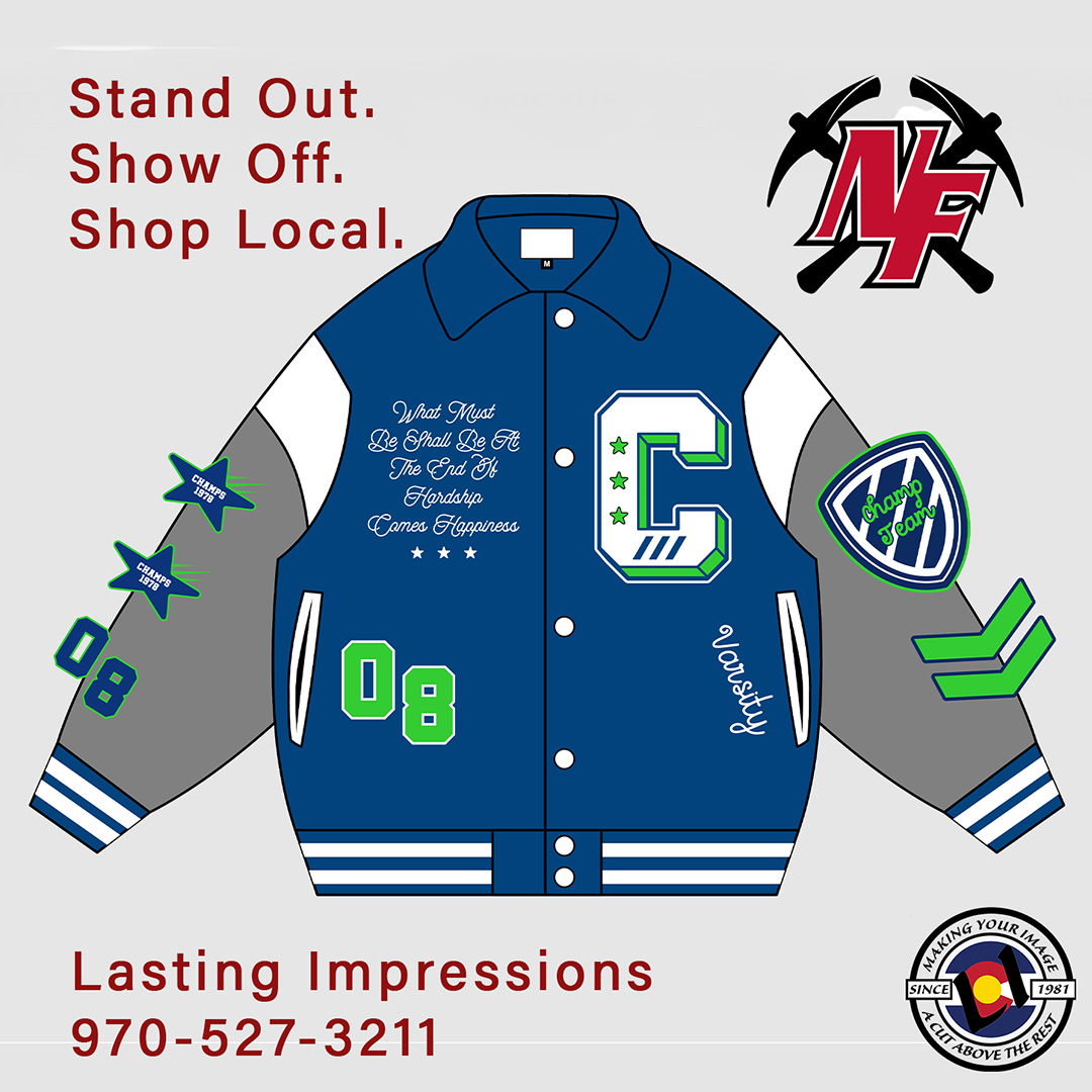 Itโs that time of yearโฆ Letterman Jacket Season is HERE! ๐งฅโจ
At Lasting Impressions, we know a jacket isnโt just a jacket, itโs a legacy. Every piece is custom-crafted to reflect your studentโs achievements, style, and school pride. Every patch and stitch tells a story. ๐
And not all jackets are created equalโฆ
Lower-quality jackets donโt hold up, canโt be properly updated, and often canโt be repaired by Lasting Impressions!
When you shop local with us, you get:
๐ฏ Custom fit (sized right here in-store)
๐ฏ Built to grow with your student
๐ฏ Made for patches, pride & milestones
๐ฏ Durable, high-quality materials that last
๐ Buy once. Buy local. Get it done right.
Parents & students nowโs the perfect time to get started on a jacket theyโll be proud to wear for years to come! ๐ฅ
๐๐๐ฌ๐ญ๐ข๐ง๐ ๐๐ฆ๐ฉ๐ซ๐๐ฌ๐ฌ๐ข๐จ๐ง๐ฌ
39999 L 75 Road
Paonia, CO 81428
Open: Tuesday - Friday 9 a.m. - 3 p.m.
Saturday 9 a.m. - 12 noon
Closed: Sunday and Monday
Lasting Impressions
39999 L 75 Rd, Paonia, CO
๐ Call today: 970-527-3211
๐ฆ๐๐ข๐ฃ ๐๐ข๐๐๐!๐ฅฐ