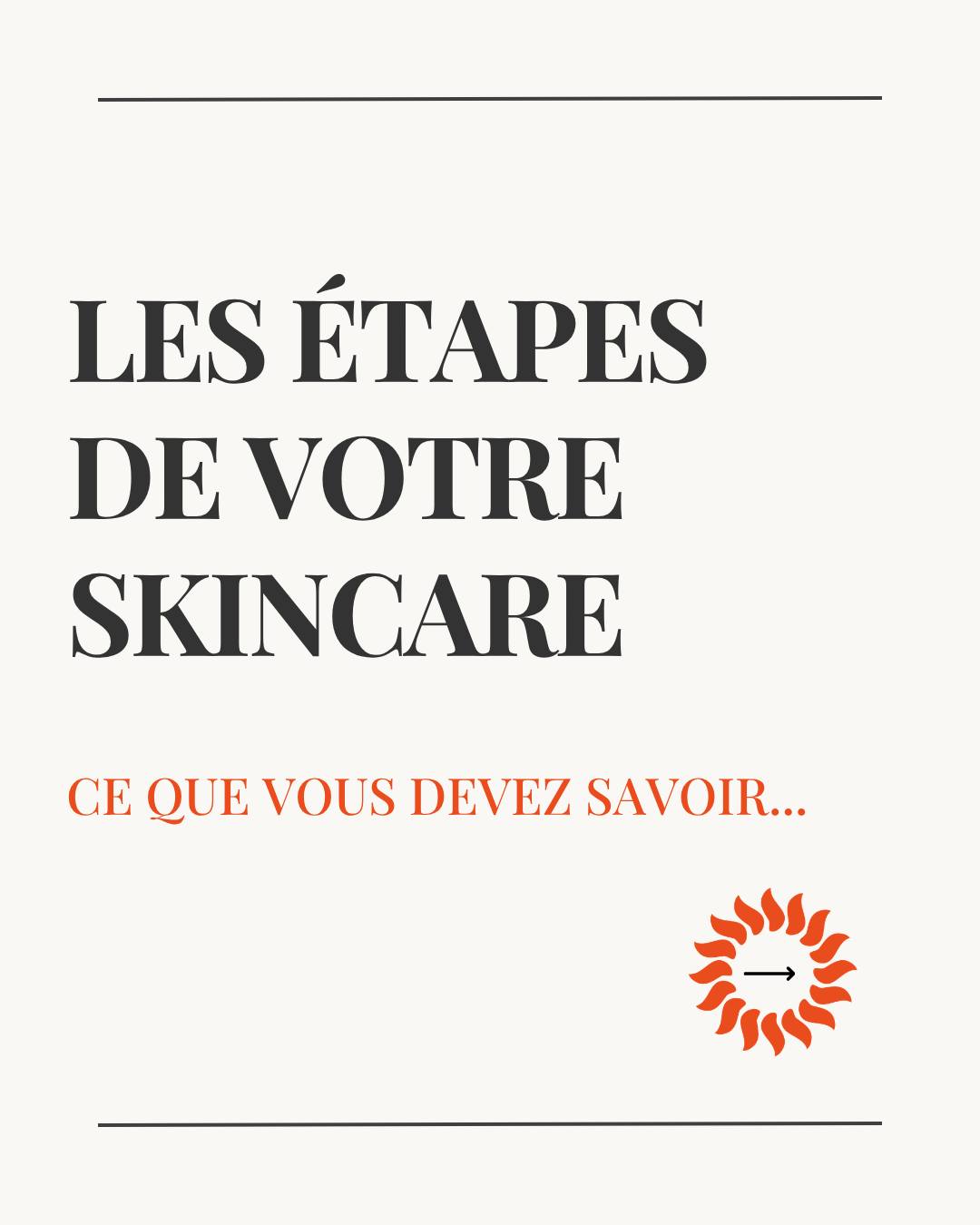 Une belle peau, ça commence par une routine bien structurée.
Nettoyer, traiter, hydrater, protéger… Chaque étape compte pour révéler l’éclat naturel de votre peau 💛
et surtout, ne jamais négliger la protection, c'est le geste clé au quotidien ☀️
Et vous, quelle est l’étape que vous ne sautez jamais ?
#protectionuv #preventionsolaire #skincarefrance #conseilbeaute #cremesolaire #ecran #etapeskincare