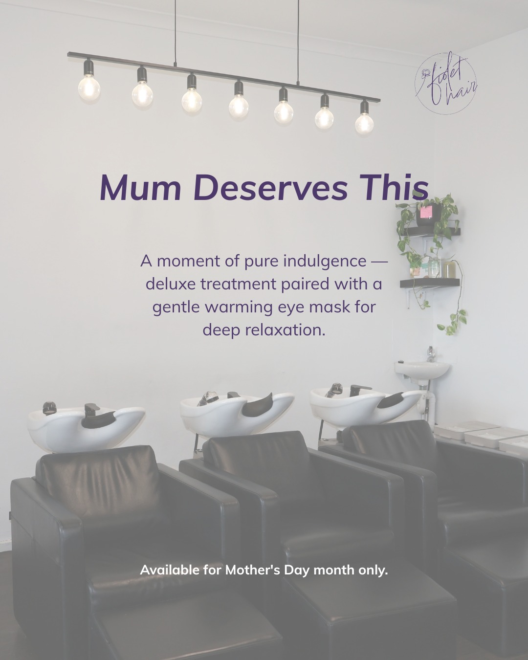 She spends so much time looking after everyone else.
This Mother's Day, give her an hour that's entirely hers.
A warm eye mask, a luxurious treatment, and a little moment of peace.
Book now at www.fiolethair.com.au ✨
.
.
.
.
.
#FioletHair #MothersDayPerth #LuxuryHair #SelfCare #PamperMum #lathlainlife #fiolethairperth #perthhairsalon #perthhairdresser #scandihair #greyhair
#perthblondes #luxuryhair #blondespecialist #hairtransformation #hairinspo
#perthbeauty #nordicblonde #modernblonde #behindthechair #perthsmallbusiness