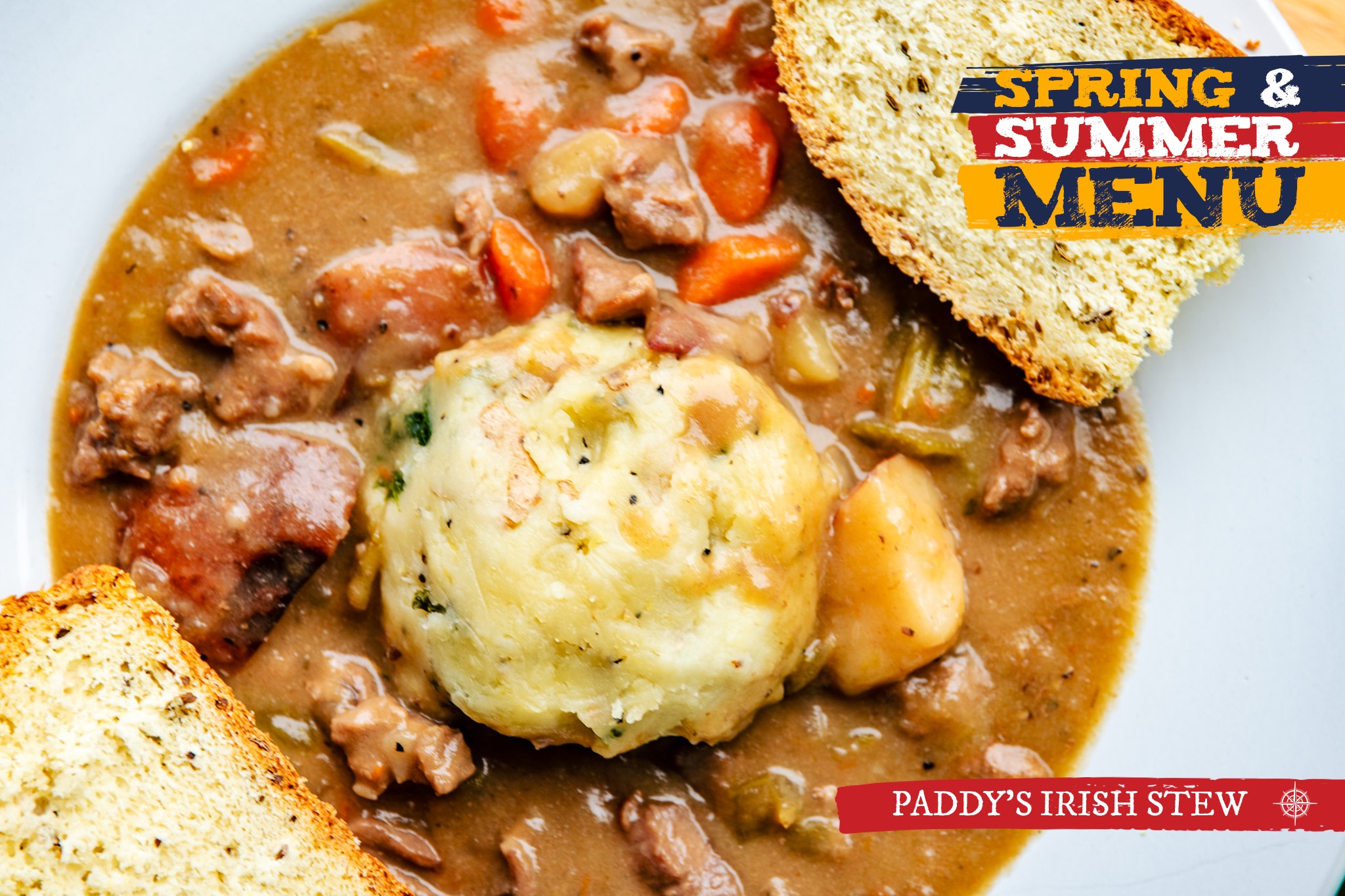 Ditch the chill in the air today with tonight’s featured supper — Paddy’s Irish Stew! It’s a true taste of Ireland. Rich stew with lamb from CrossRoads Farm served with kale and parsnip colcannon, and a hunk of caraway soda bread for sopping.
.
.
.
.
#AppalachianEats
#ElevatedAppalachian
#EatLocalWV
#WVFoodways
#TasteWV
#FarmToTable
#DowntownWheeling
#WildAndWonderfulFood
#HandcraftedFood
#SupportSmallBusiness
#GoodEatsOnly
#TheVagabondWay
#AppalachianComfort