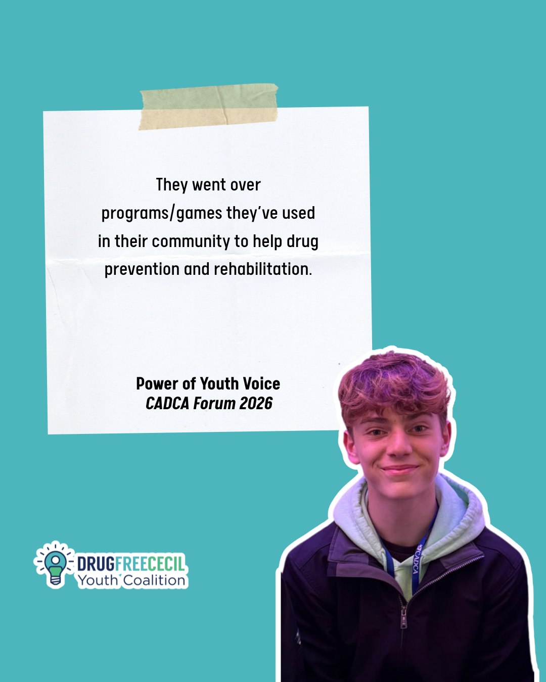 After the Drug Free Cecil Youth Coalition attended @cadcacoalitions Forum, we asked them to fill out session evaluations.
This is what they had to say about what they learned!
#youthtrainings #youthadvocate #youthleadership #prevention #dfcyc