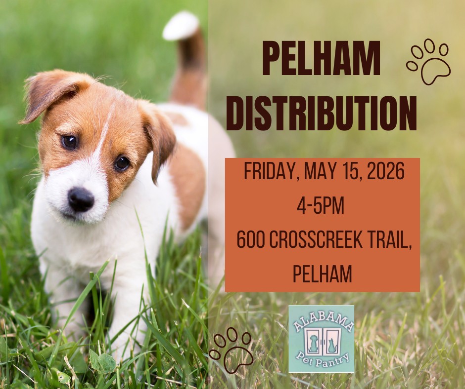 We will be at Crosscreek Baptist Church on Friday, May 15, 2026 from 4:00 - 5:00 PM.
When you arrive, please line up in your vehicles at the end of the building over by the dumpsters. Please try to curve line through parking lot and stay off the road.
As always:
If you need it, take it.
If you have it, give it.
We can’t thank our donors enough for making this a possibility!
#ifyouneedittakeit #becauselifehappenstousall #dogsofbirmingham #cityofpelhamalabama #dogsofinstagram #cityofmontevallo #PetFoodDrive #catsofinstagram #catsofbirmingham #magiccitykitties #magiccitydog #doggiepeeps #catstagram #magiccityfelines #AlabamaPetPantry #ThankYouDonors #PetFoodPantry #CommunitySupport #NoPetHungry #cityofpelhamalabama #crosscreekbaptistchurch #doggiepeeps #nopetleftbehind #hungrypets
