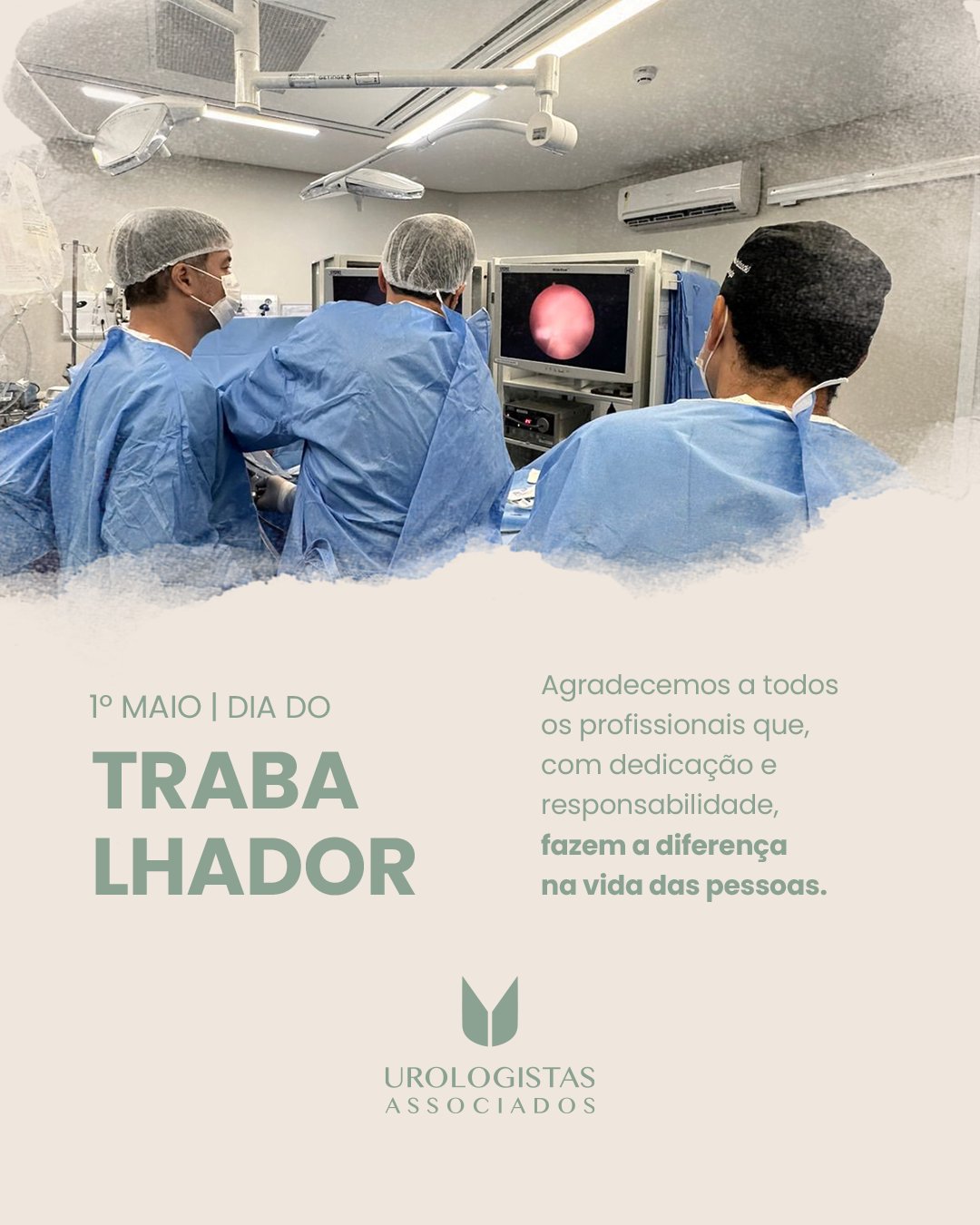 Hoje celebramos todos aqueles que, com compromisso e dedicação, contribuem diariamente para o bem-estar da sociedade 👏
Cada profissão tem seu valor, sua importância e seu impacto — e todas merecem reconhecimento.
Na Urologistas Associados, reforçamos o nosso compromisso com o cuidado, a prevenção e a saúde, acompanhando cada paciente com responsabilidade e atenção em cada etapa.
Porque cuidar da saúde também é essencial para seguir em frente com qualidade de vida.
Feliz Dia do Trabalhador! 🤍💙
Urologistas Associados. Cuidado, prevenção e saúde em primeiro lugar.
#DiaDoTrabalhador #1DeMaio #Urologia #Saúde #Prevenção #Cuidado #QualidadeDeVida