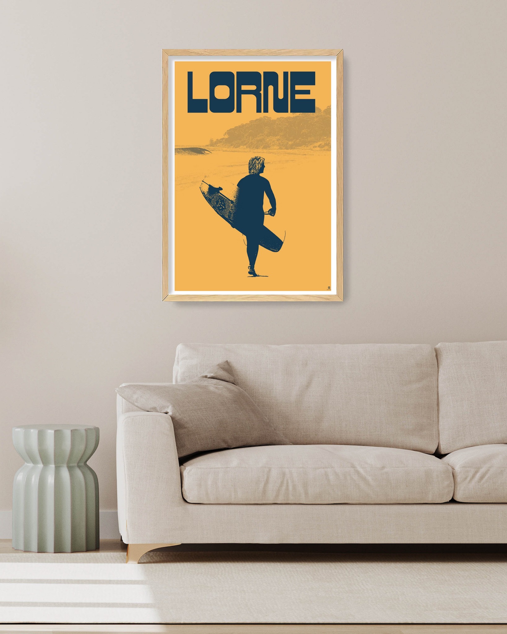 Gotta love a surf at Lorne! The picturest heart of Victoria's Great Ocean Road. A choice of Lorne prints to choose from available now.