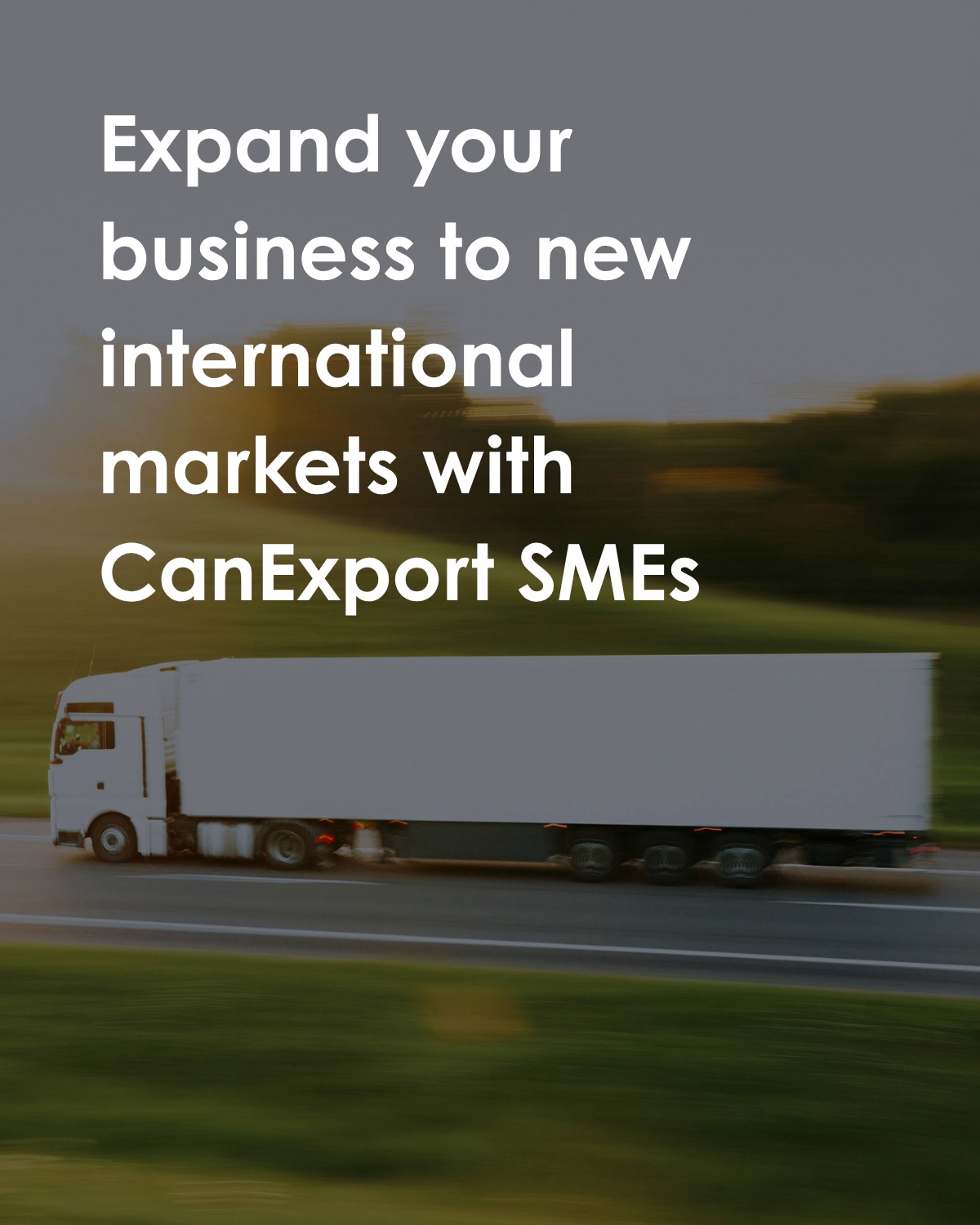 The CanExport SMEs program is accepting applications!
Eligible Canadian businesses can access up to $50,000 in funding to support expansion into new international markets and reduce the cost of export-related activities.
At Canada’s Western Gateway, we are focused on helping businesses connect with the right supports to scale. Programs like this play an important role in helping companies grow beyond local markets.
Applications close May 29, 2026 at 12:00 PM ET. Requirements have been updated, so be sure to review the latest criteria before applying.
Explore the program and take the next step in your growth.
https://www.tradecommissioner.gc.ca/en/our-solutions/funding-financing-international-business/canexport-smes.html