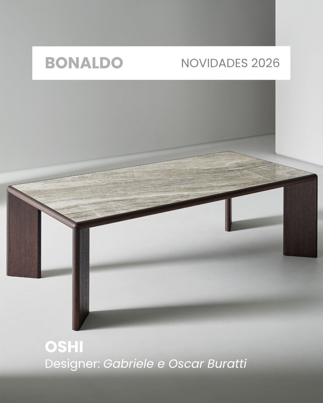 Conheça alguns dos novos produtos apresentados pela @bonaldospa durante a última edição da Milan Design Week & Salone del Mobile 2026. Entre sofás, camas, mesas de jantar e mesas de apoio, aparadores, entre outros, a marca reforça novamente o seu posicionamento no mercado com um novo catálogo entitulado “Architecture of Objects”. Venha conhecer connosco todos os produtos e possibilidades para os seus projetos atuais e futuros.
ENG
Discover some of the new products presented by @bonaldospa during the lastest edition of Milan Design Week & Salone del Mobile 2026. From Sofas, beds, and dinning tables to side tables and sideboards, the brand reinforces its market positioning with a new catalog titled “Architecture of Objects”. Come and explore all the products and possibilities for your current and future projects.
#mdw #isalone #bonaldo #news #interiordesign