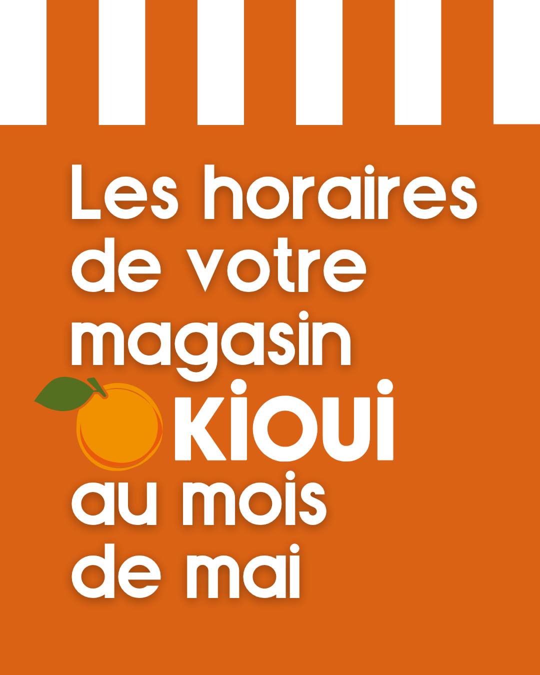 🕒 Horaires de mai – jours fériés
.
On fait simple : voici les ouvertures / fermetures à retenir.
.
FERMÉ
• Vendredi 1er mai
• Jeudi de l’Ascension
• Lundi de Pentecôte
.
OUVERT
• Vendredi 8 mai, de 8h à 13h
.
Pour le reste du mois : on vous accueille aux horaires habituels.
.
Retrouvez les infos à jour Google Business
📍 KIOUI Arras, le bon goût du marché
.
.
.
#kioui #kiouiarras #lebongoutdumarche #kiouiprimeurs #primeur #fruits #legumes #fromages #charcuterie #epiceriefine #madeinfrance #shoplocal #bio #vrac #instagourmand #foodaddict #healthyfood #lifestyle #familygoals #arras #hautsdefrance
.
www.kioui-primeurs.fr