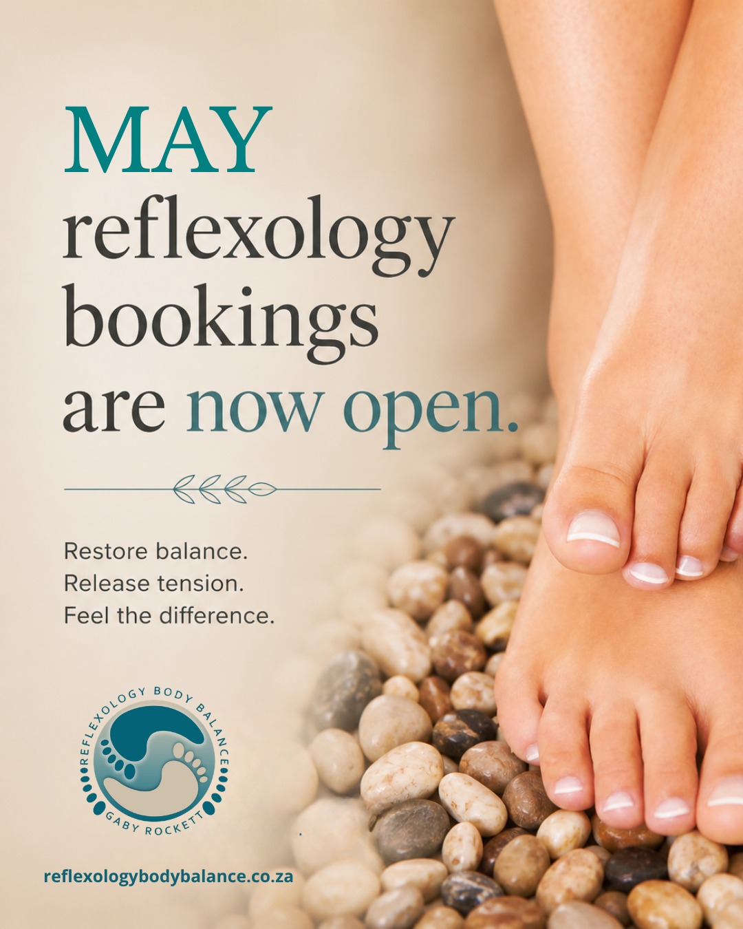 Reflexology bookings are now open for MAY.
A new month is the perfect time to pause, reset, and give your body the care it deserves.
If you’re ready to restore balance and release tension, visit our website to make your booking.
reflexologybodybalance.co.za
Restore. Rebalance. Renew.
#reflexologymassage #reflexology #Reflexology #WellnessSouthAfrica ##reflexologytreatment