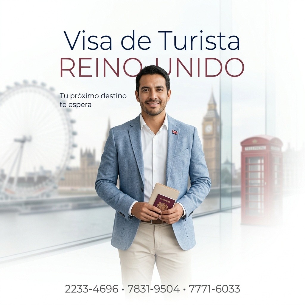🇬🇧✨ ¿Quieres viajar al Reino Unido como turista?
En Legal Visa te ayudamos con tu trámite de visa de turismo para Reino Unido, asesorándote paso a paso, revisando tus documentos y completando tu aplicación correctamente para que viajes con confianza y seguridad.
📌 Recuerda: la decisión final la toma la Embajada, pero una buena asesoría puede hacer la diferencia.
📞 Contáctanos hoy al 2233-4696, 7831-9504 o 7771-6033 y comienza tu proceso.
¡Londres te espera! 🇬🇧✈️