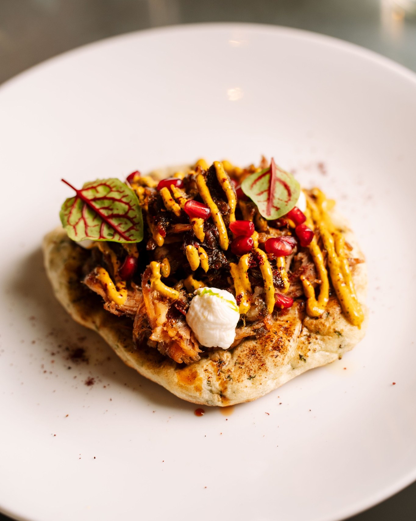 Crispy Lamb, Ewes curd, aji verde, molasses, zaatar flatbread
Big flavours, plenty of texture.
A proper starter to share… or not.
#thedogatwingham #top50gastropubs #springmenu