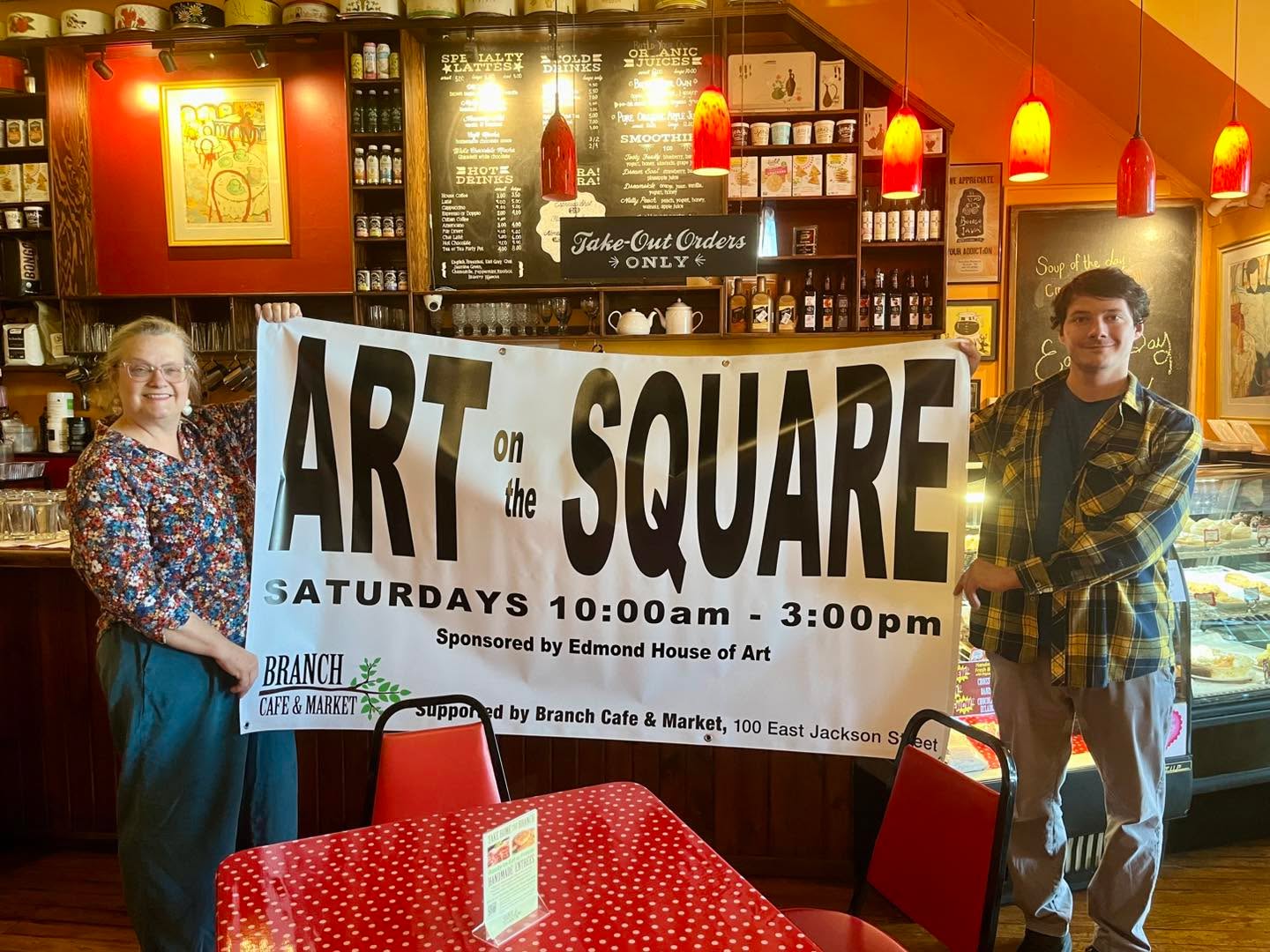 Art on the Square! Saturdays, 10 to 3. historic Town Square Carbondale.