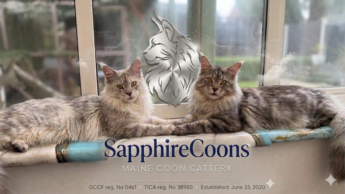 Like father, like son! ๐พ๐
There is nothing quite like the special bond between a dad and his boy. We caught these two sharing a sweet moment by the window, and those touching paws just melted our hearts! ๐ฅบ๐
๐ On the right: The proud father, GrCh MaineMarie Prince Aslan
๐ On the left: His handsome son, KC SapphireCoons Prince Pascal
The royal Maine Coon genes are definitely strong in this family!
Do you see the resemblance? Let us know in the comments! ๐
#SapphireCoons #MaineCoon #MaineCoonCattery #MaineCoonLovers #LikeFatherLikeSon