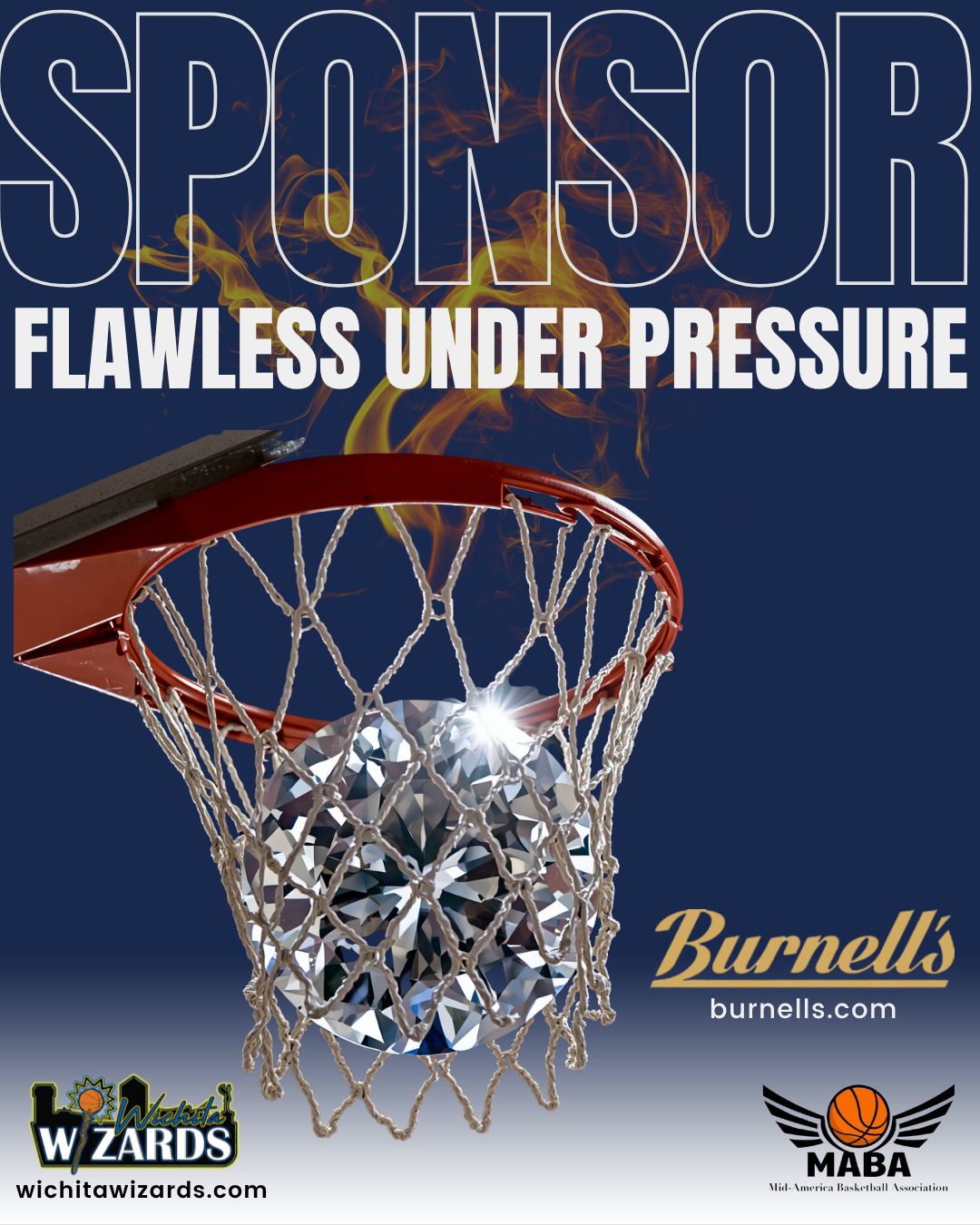 FAN ALERT - MOTHER'S DAY IS COMING THIS WEEKEND!
Pressure doesn’t create greatness.
It simply reveals it.
Flawless under pressure. Burnell's and the Wichita Wizards.
(Don't forget Mom, she would love a new diamond.)
Wichita Wizards Professional Basketball
🏀🏀🏀www.wichitawizards.com🏀🏀🏀
💻DM us to become a sponsor or find out how you can organize your organization's night out at a game!
🏀 See you at the game!
#WichitaWizards #ICTBasketball #okc #WichitaEvents #wizardsgame