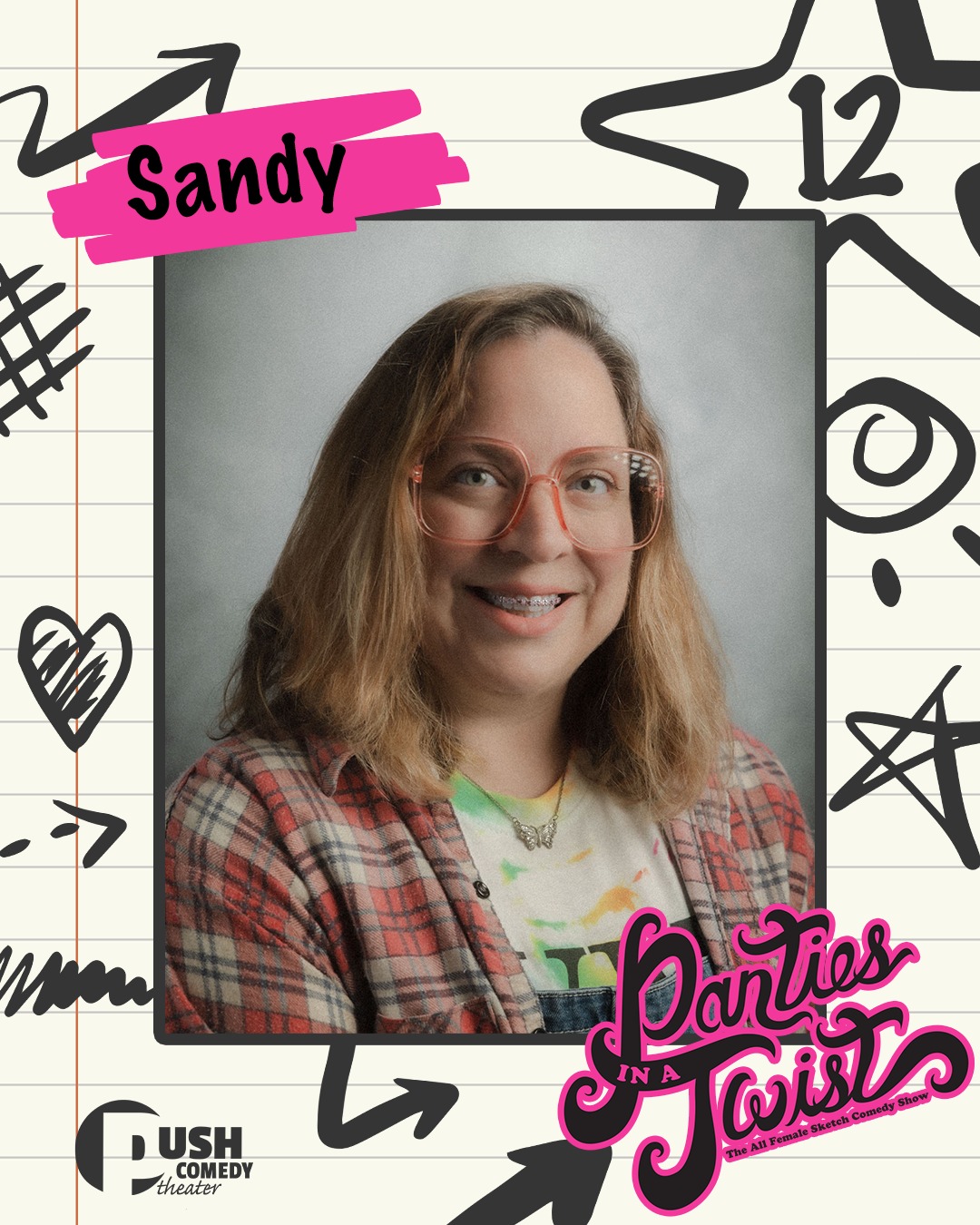 ✨ CAST SPOTLIGHT: SANDY CARDEN ✨
12 shows deep and still not tired of us?? Yeah… she’s built for this 😂
If 13-year-old Sandy had her way, she’d be juggling soccer, boys, and watching Absolutely Fabulous, and honestly? That tracks.
Now she’s bringing that same energy to the stage with a cast full of hilarious women and a show that just keeps getting better.
“13-year-old me would be thrilled I’m performing.” As she should be 😌
Sandy loves the magic of collaborating with funny women (same), and this year she’s especially excited for the opener and all the physical comedy moments, so yes… expect chaos.
Come see what 12 rounds of PIAT experience looks like 👇🏽👇🏽
Panties in a Twist is turning 13!
📍 Historic Wells Theater
📅 May 30 & 31
🎟️ Tickets at the link in our bio
Panties in a Twist is presented by @wendyschofermd
Thank you to our sponsors:
@thecollectivetattoo
@flow.massage.nfk
📸 Donald Campbell
#pushcomedytheater #neonfk #visitnorfolkva #piat13