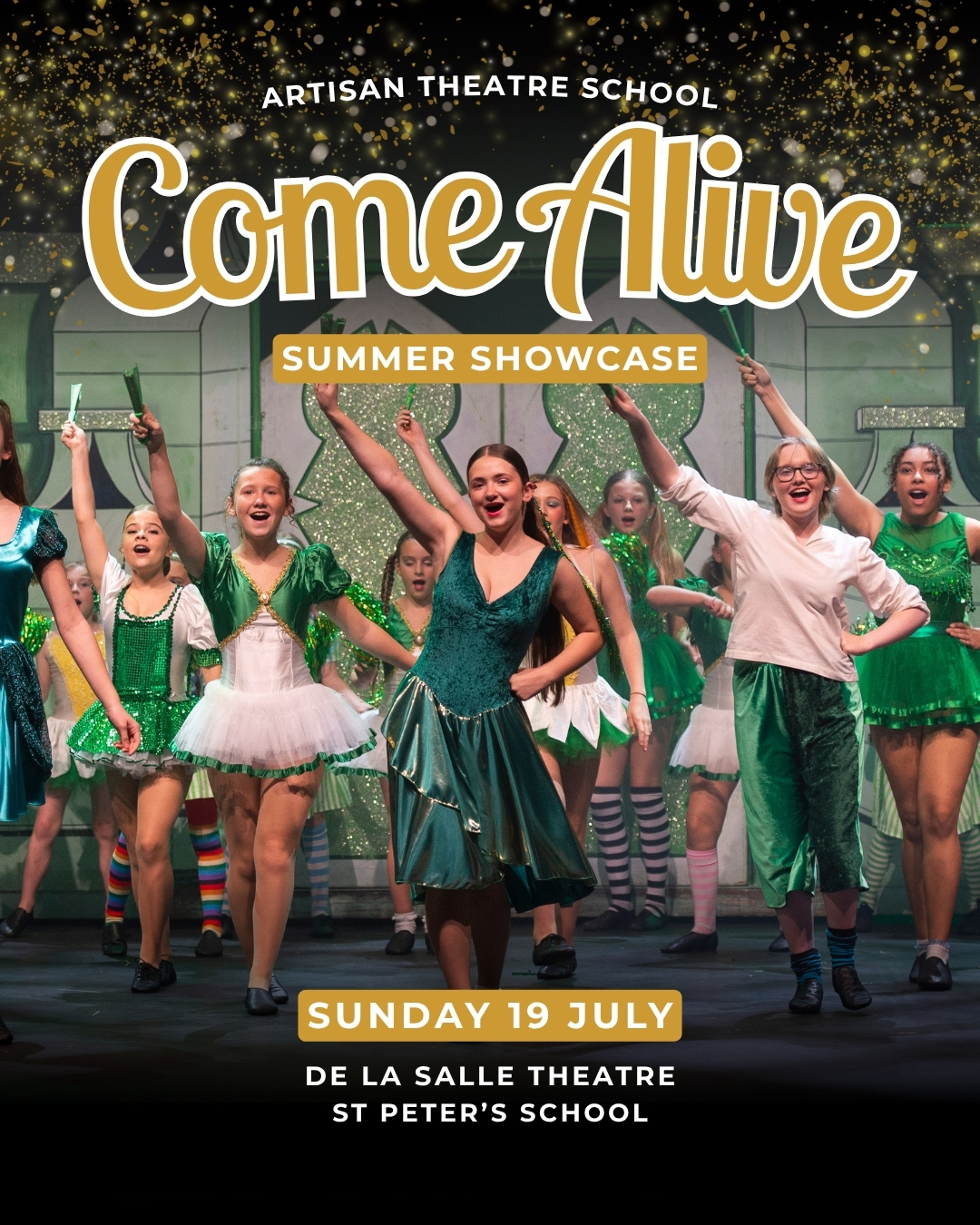 🎭✨ Come Alive –Summer Showcase ✨🎭
Our students are ready to light up the stage with an incredible mix of your favourite musical numbers 💃🎶🎬
This is more than just a show… it’s a celebration of confidence, creativity, and everything they’ve been working so hard on 💛
📍 De La Salle Theatre, St Peter’s School
📅 Sunday 19 July
We can’t wait for you to see the energy, talent, and joy they bring to the stage 👏
🎟 Book your tickets now:
https://www.ticketsource.com/artisan-theatre-school/artisan-theatre-school-come-alive-summer-showcase-2026/e-zkpvav
#ArtisanTheatreSchool #ComeAliveShowcase #SummerShowcase #PerformingArts #LiveTheatre