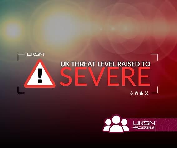 The UK’s threat level has been raised to SEVERE.
In today’s article we break down what it actually means, what’s changed, and why there’s no need to panic.
Read here:
https://www.uksn.org.uk/post/uk-threat-level-raised-to-severe-here-s-what-it-really-means-and-why-you-shouldn-t-panic
Stay aware, stay calm, stay prepared.
#UKSN #PreparedNotScared #UKPreparedness #SituationalAwareness #StayAware