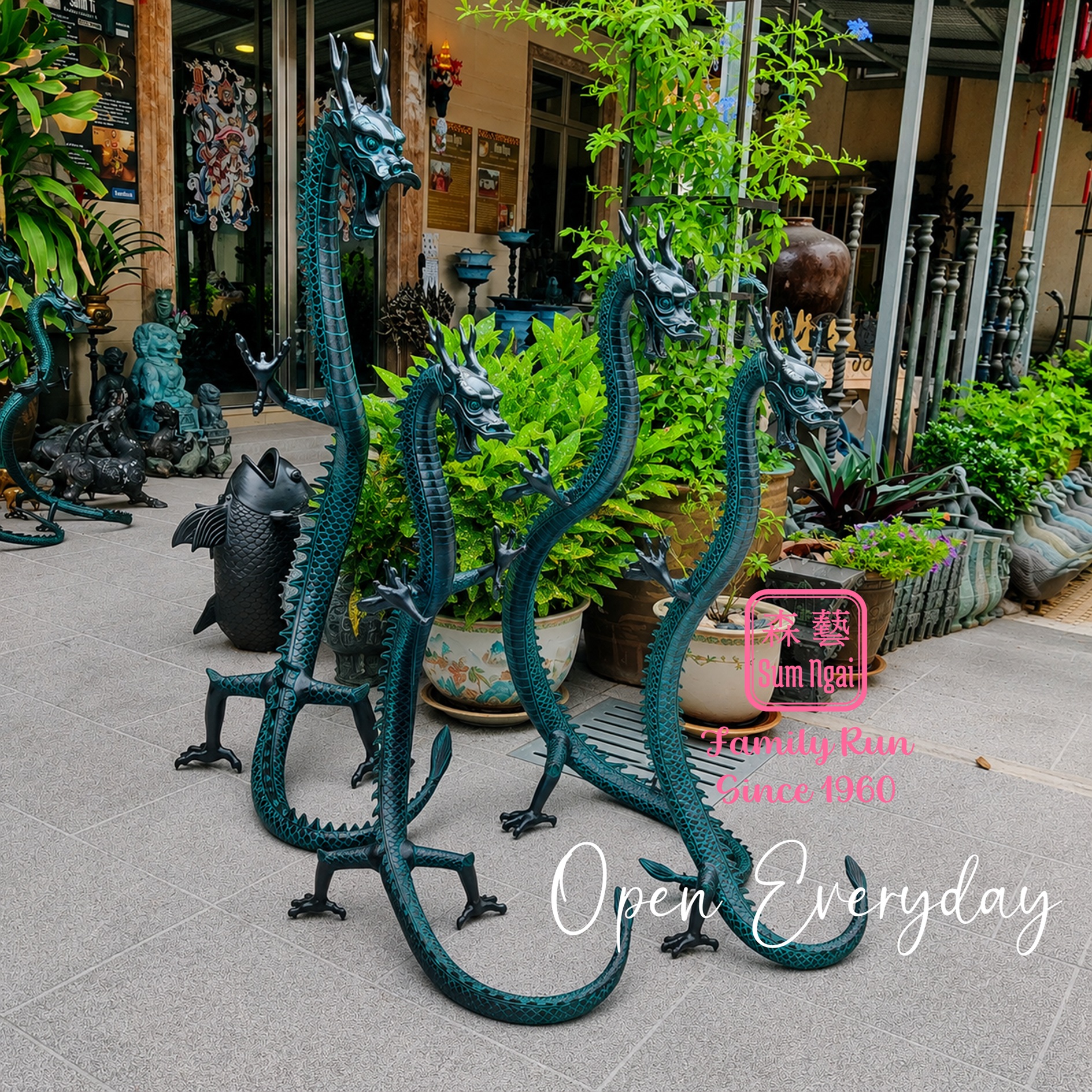 Step into our showroom and discover handcrafted pieces where quality, warmth, and heritage come together. #brassdragon #dragonstatue #dragonlamp
📍Discover unique finds - Visit us today.
⭐Holiday & Sunday 11-4 | Mon-Sat 10-5
🚗 Free parking on premises.
🚆MTR - Kam Sheung Rd Stn (8-minute walk)
#SumNgaiBrassFactory #BrassFactory #HandcraftedBrass #SolidBrass #Craftsmanship #VisitOurShowroom #TimelessDesign #chinesefurniture #solidwoodfurnitures #sideboard #nightstands #floorlamps #porcelainlamp #gingerjarlamp #wallart #gardenornament #kamtin #錦田