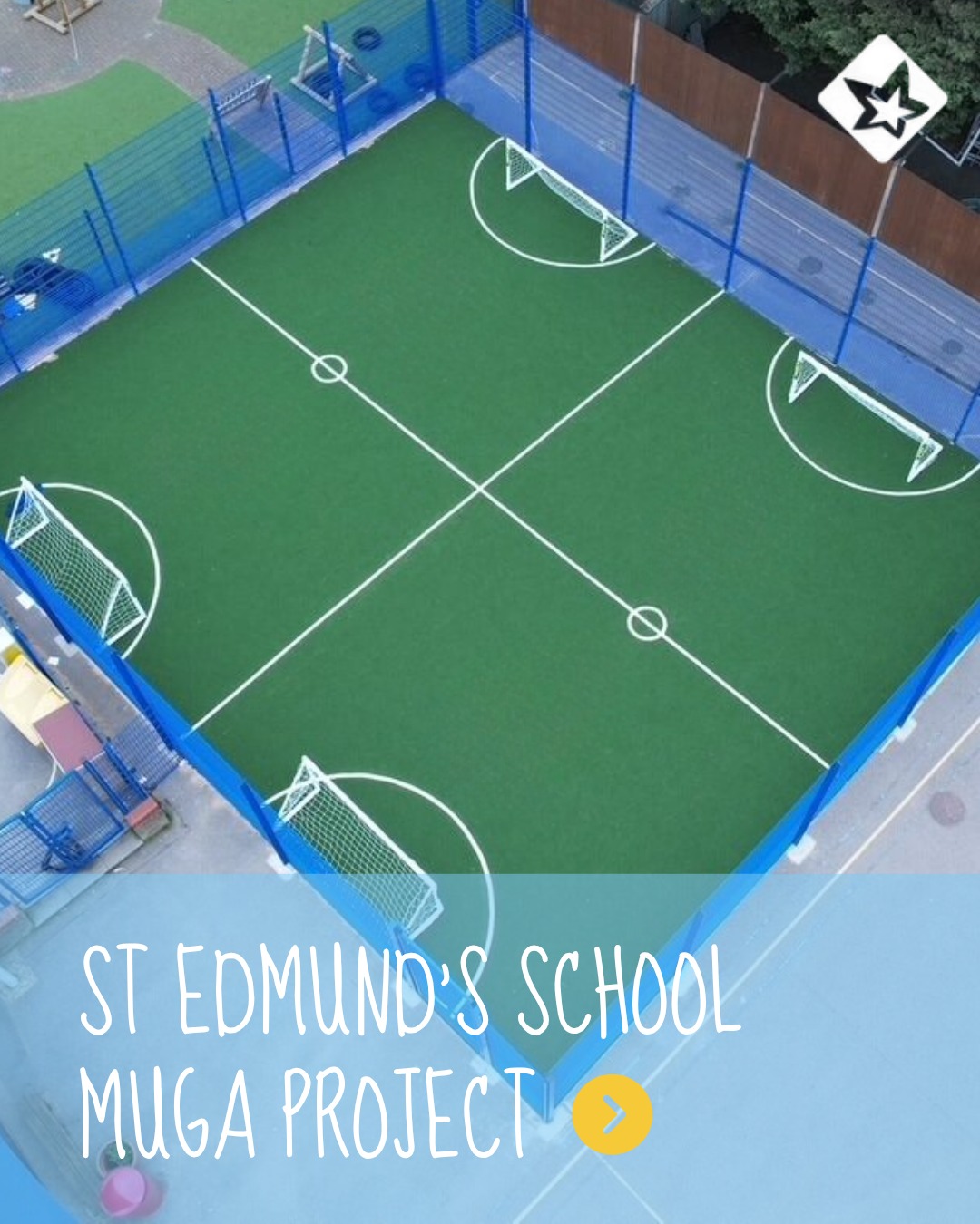 MUGA project at St Edmund’s School.
The aim was to create a dedicated football space without taking over the whole playground and this does exactly that.
A clean, contained area that keeps things organised at playtime and gives students a proper space to play.
Completed in under two weeks and already making a difference.
Got a project in mind? Head to the link in our bio or send us a message ⚽