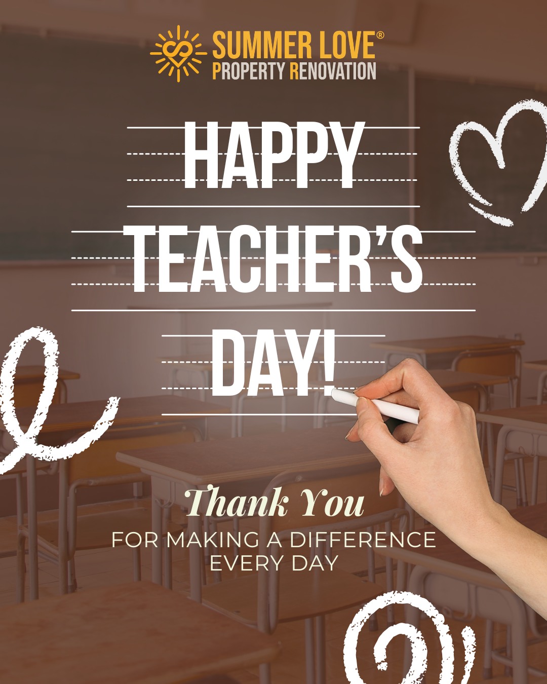 Your lessons go far beyond the classroom, Thank You, Teachers 🎀
#SummerLove #PropertyRenovation #TeachersDay2026