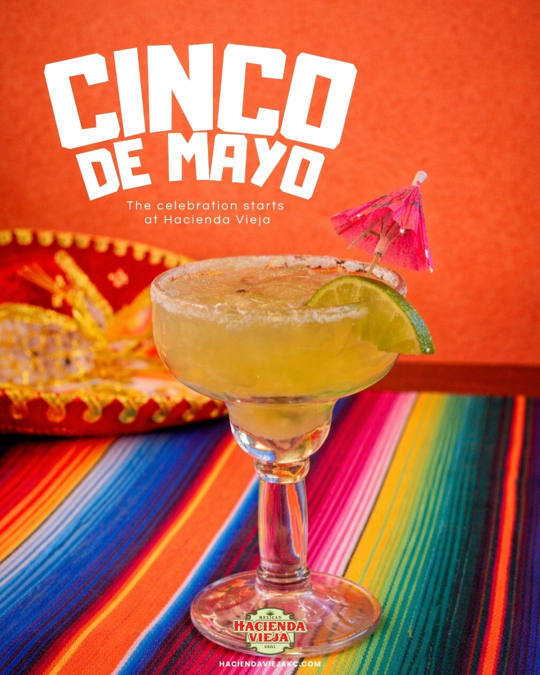 Cinco, the Hacienda way. ๐ฒ๐ฝ๐น
Good drinks. Great food. Better company.